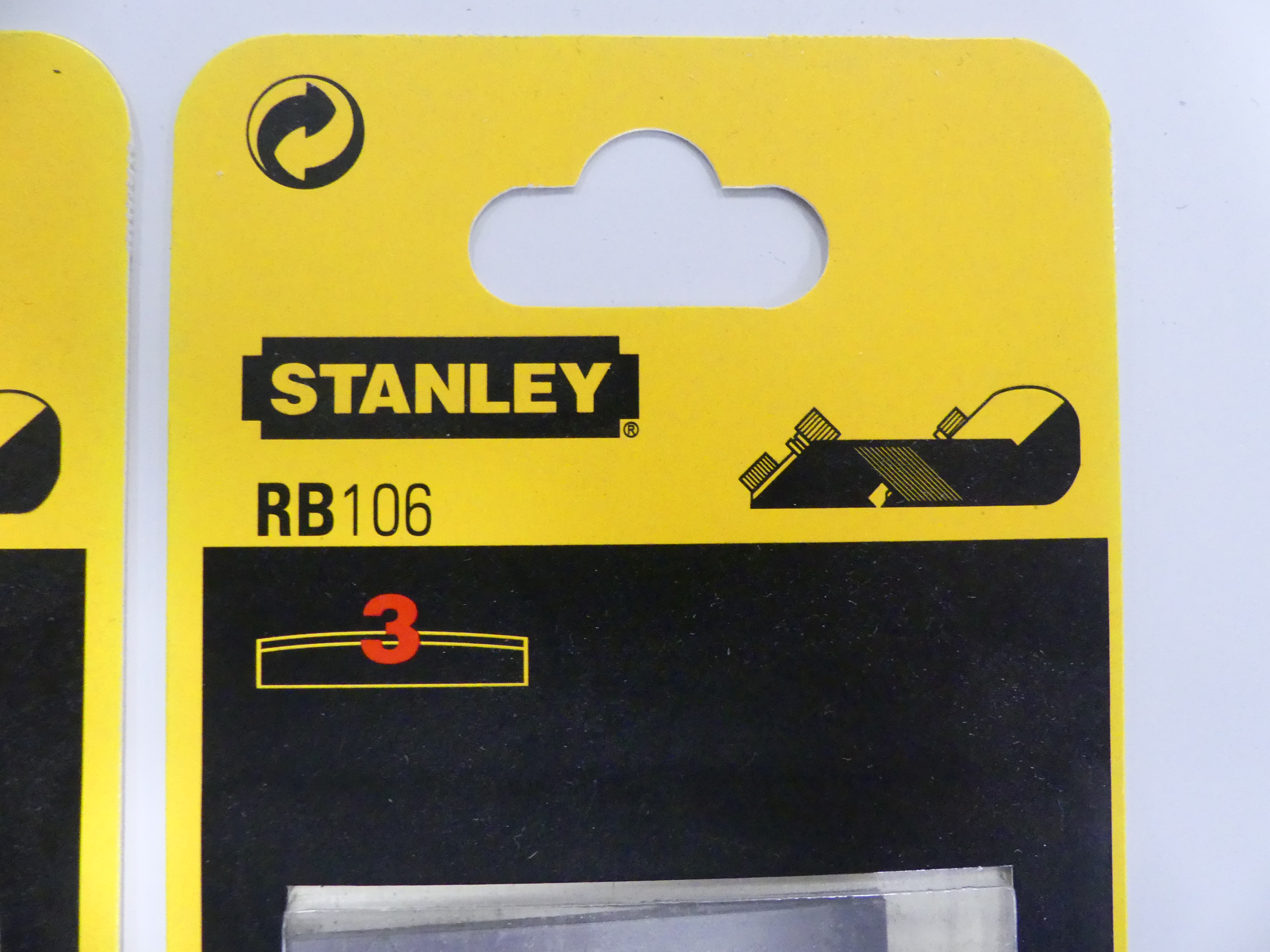 6x Stanley RB 106 schaafmesje