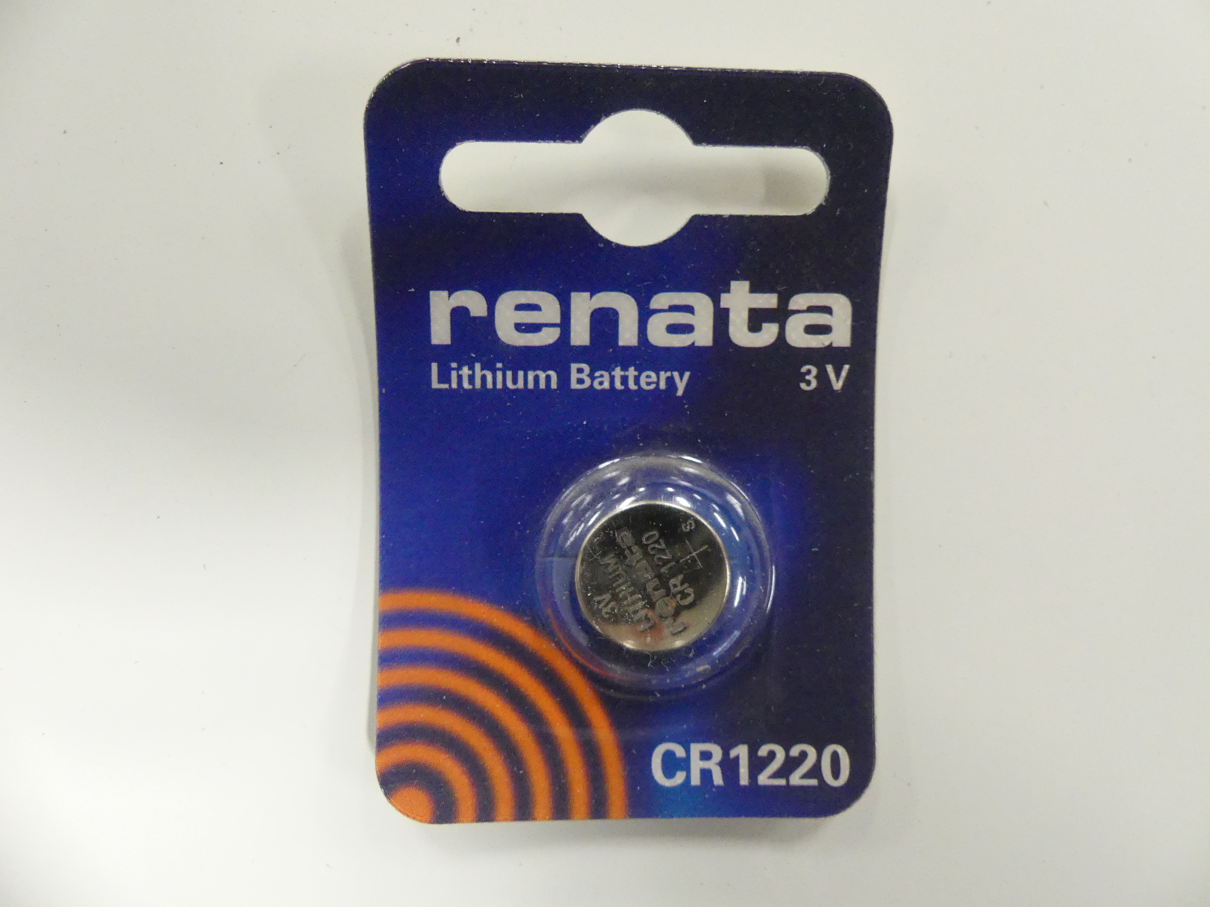 10x Renata lithium battery 3V CR1220  