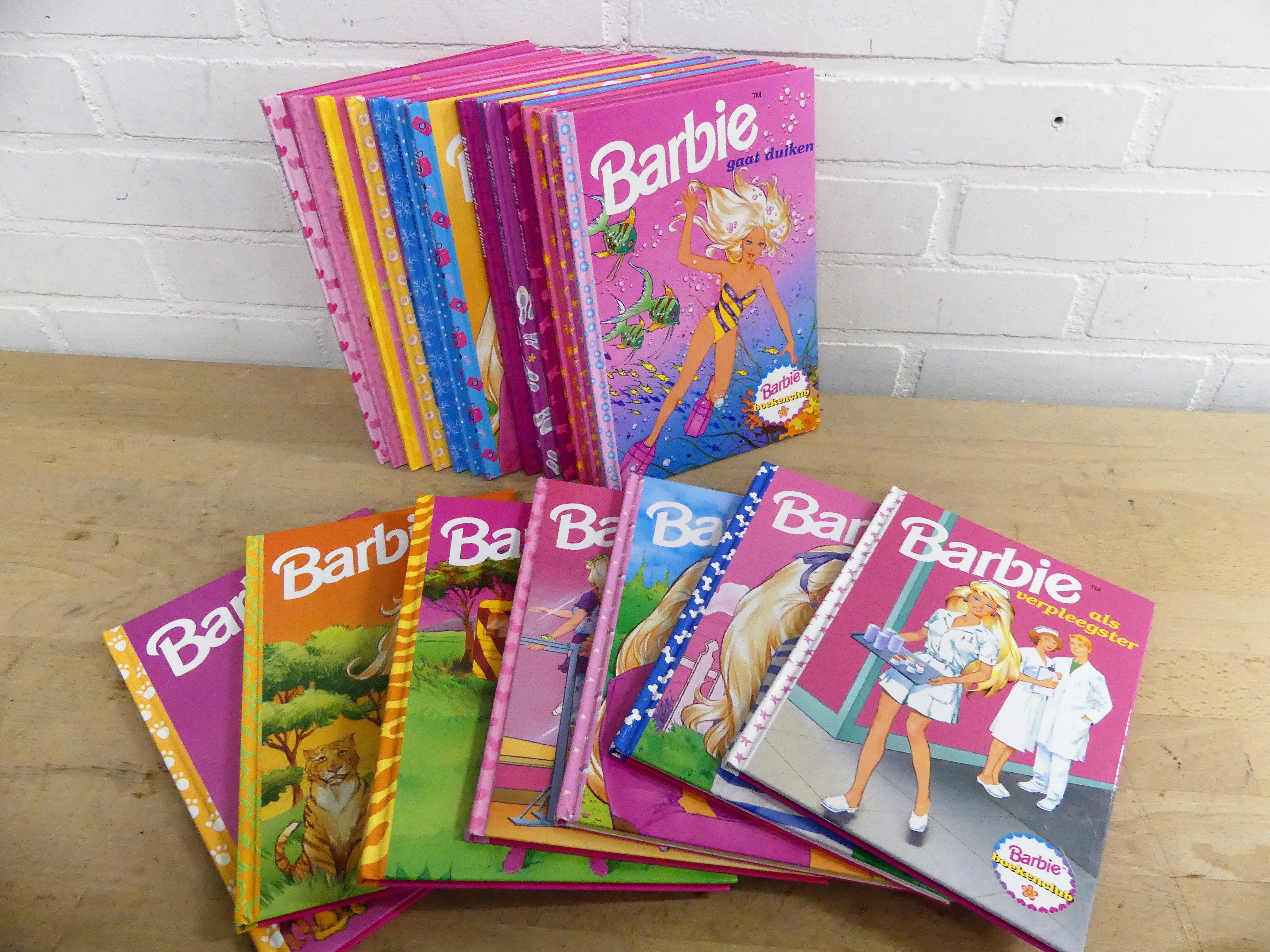 20 Barbieboeken, verschillende verhalen 