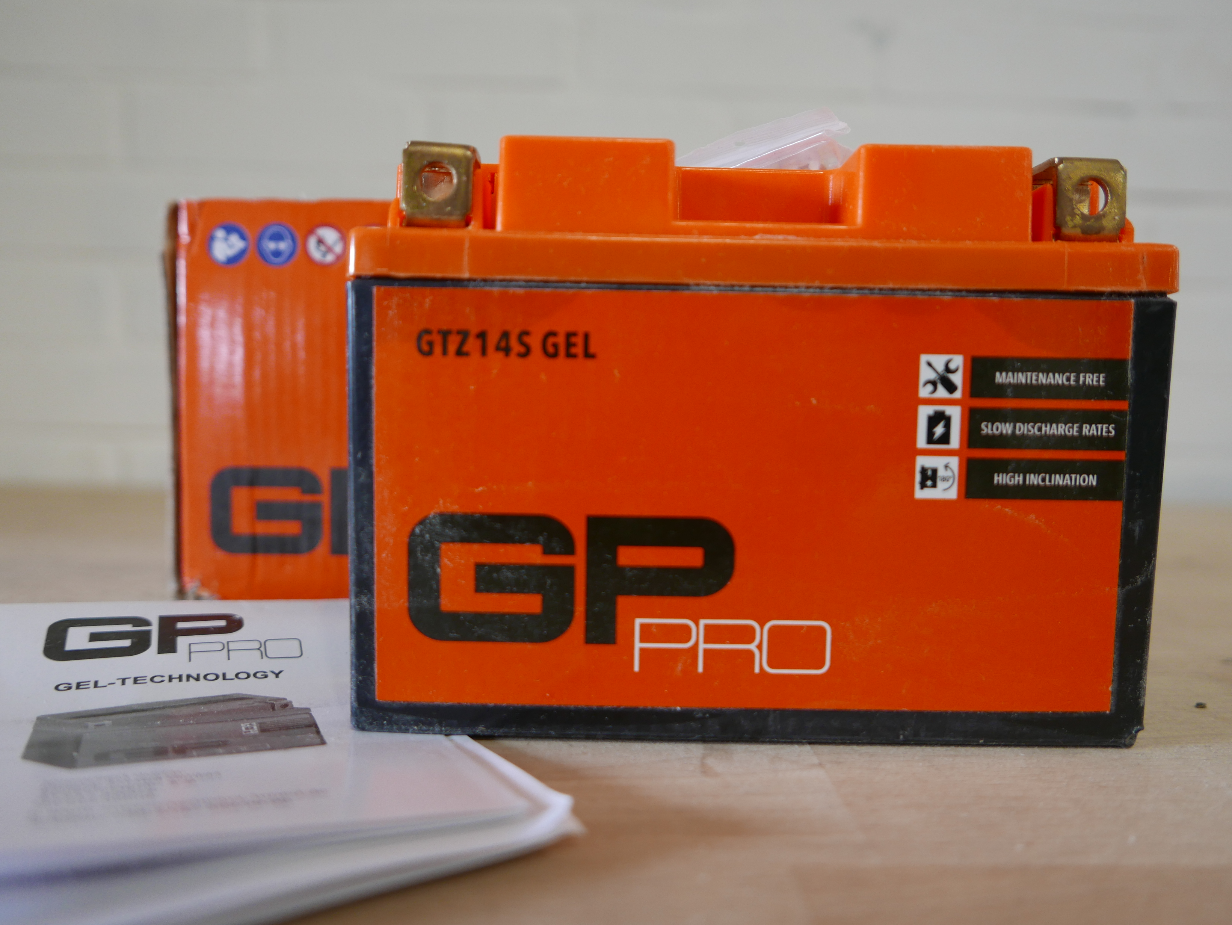 Motoraccu GP-PRO GTZ14S 12V  11.2AH gel (Adviesprijs € 69,-)