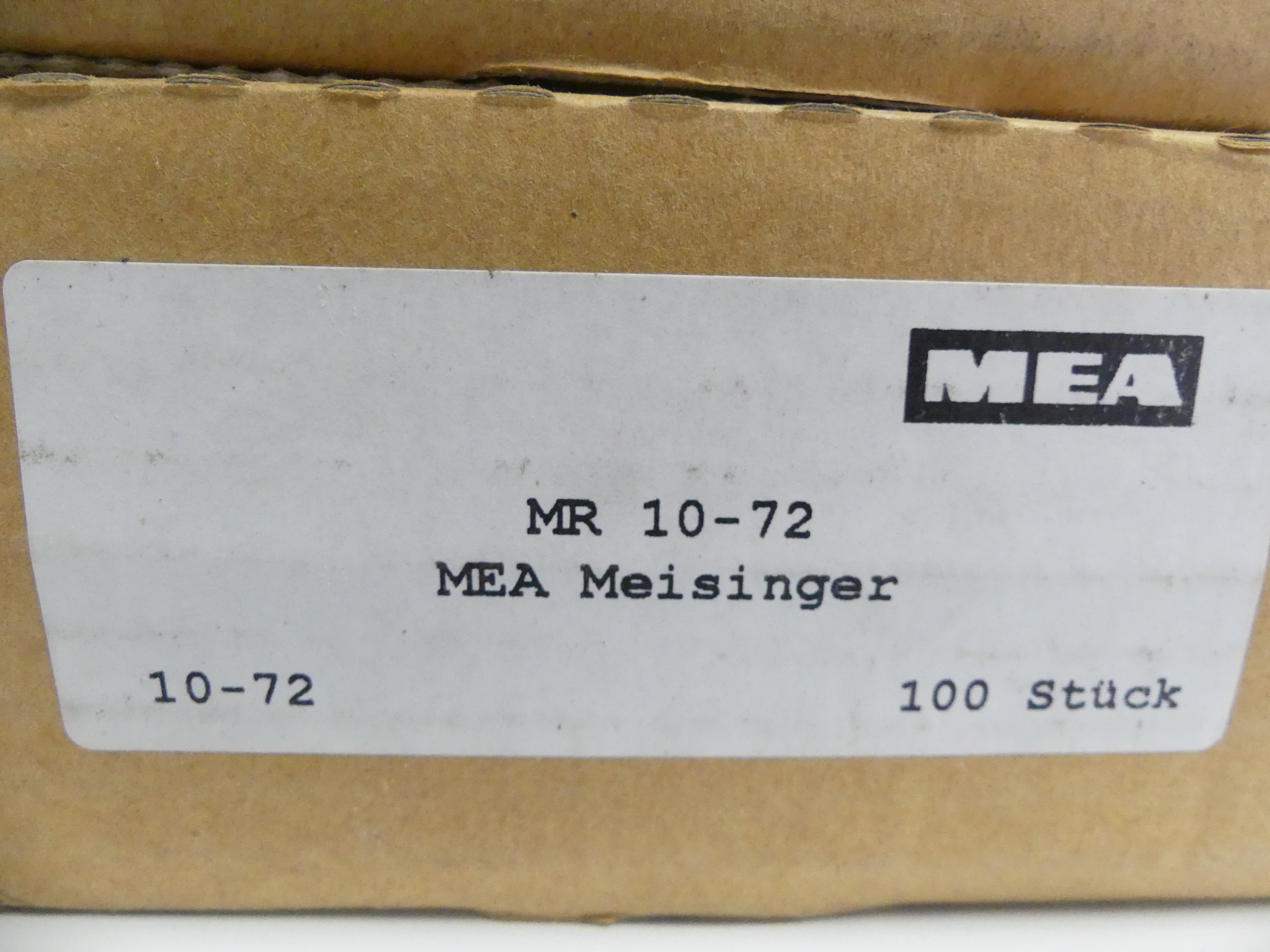 5x100 stuks MEA raampluggen verzinkt 10x72mm