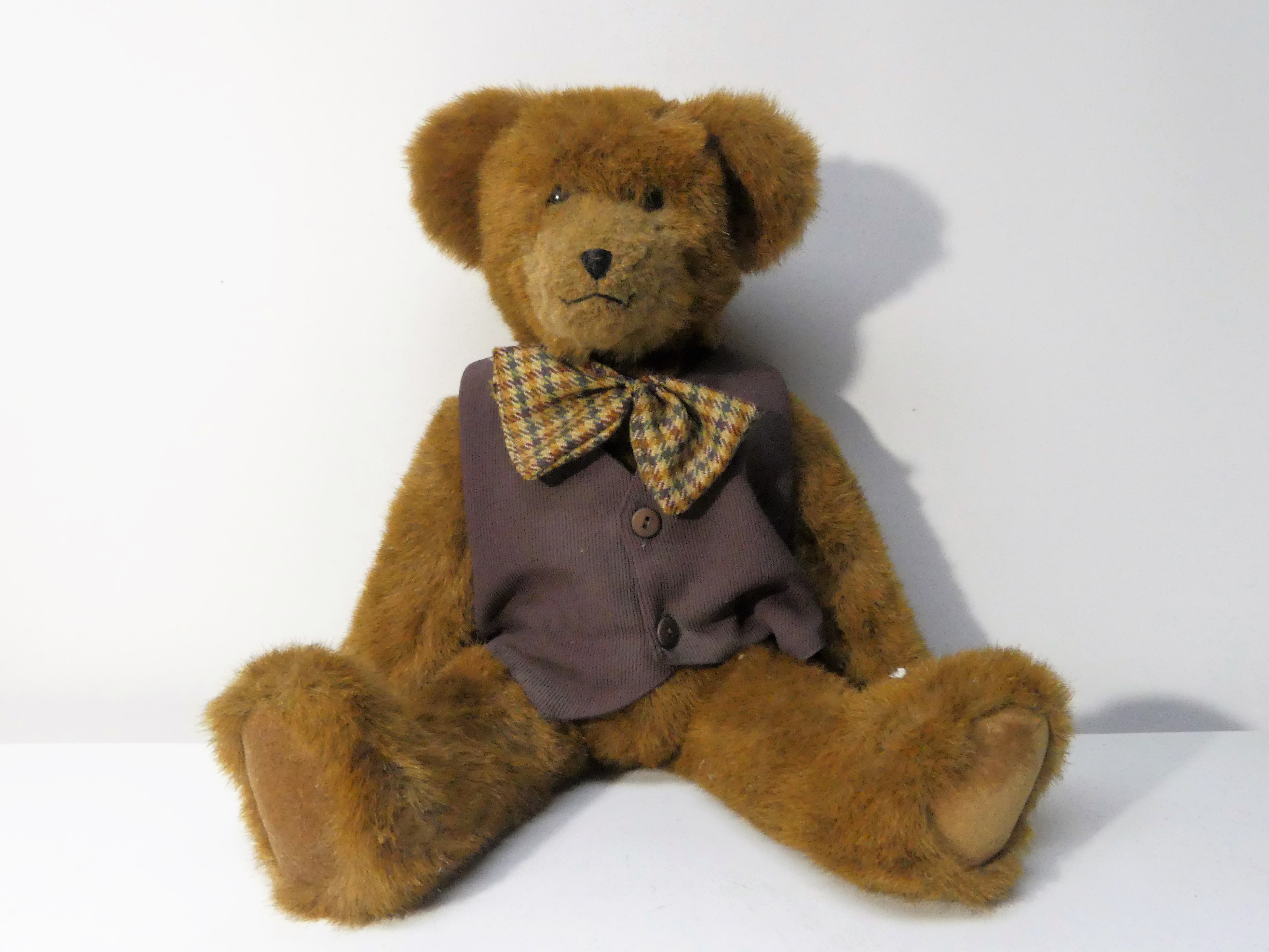 Vintage Binkie Bears handgemaakte teddy beer, 54 cm 