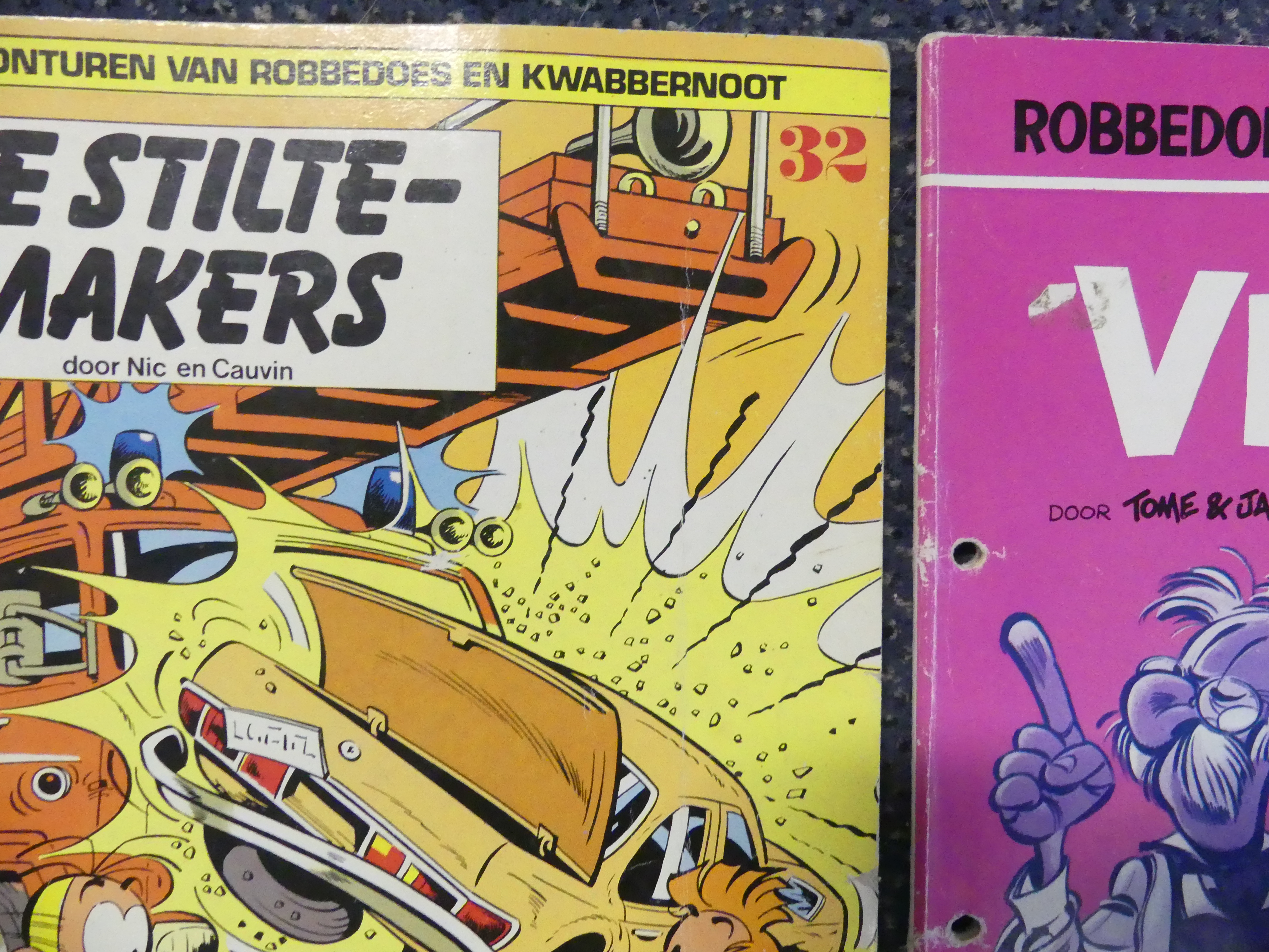 13 Stripalbums Robbedoes en Kwabbernoot, 1981 - 1990