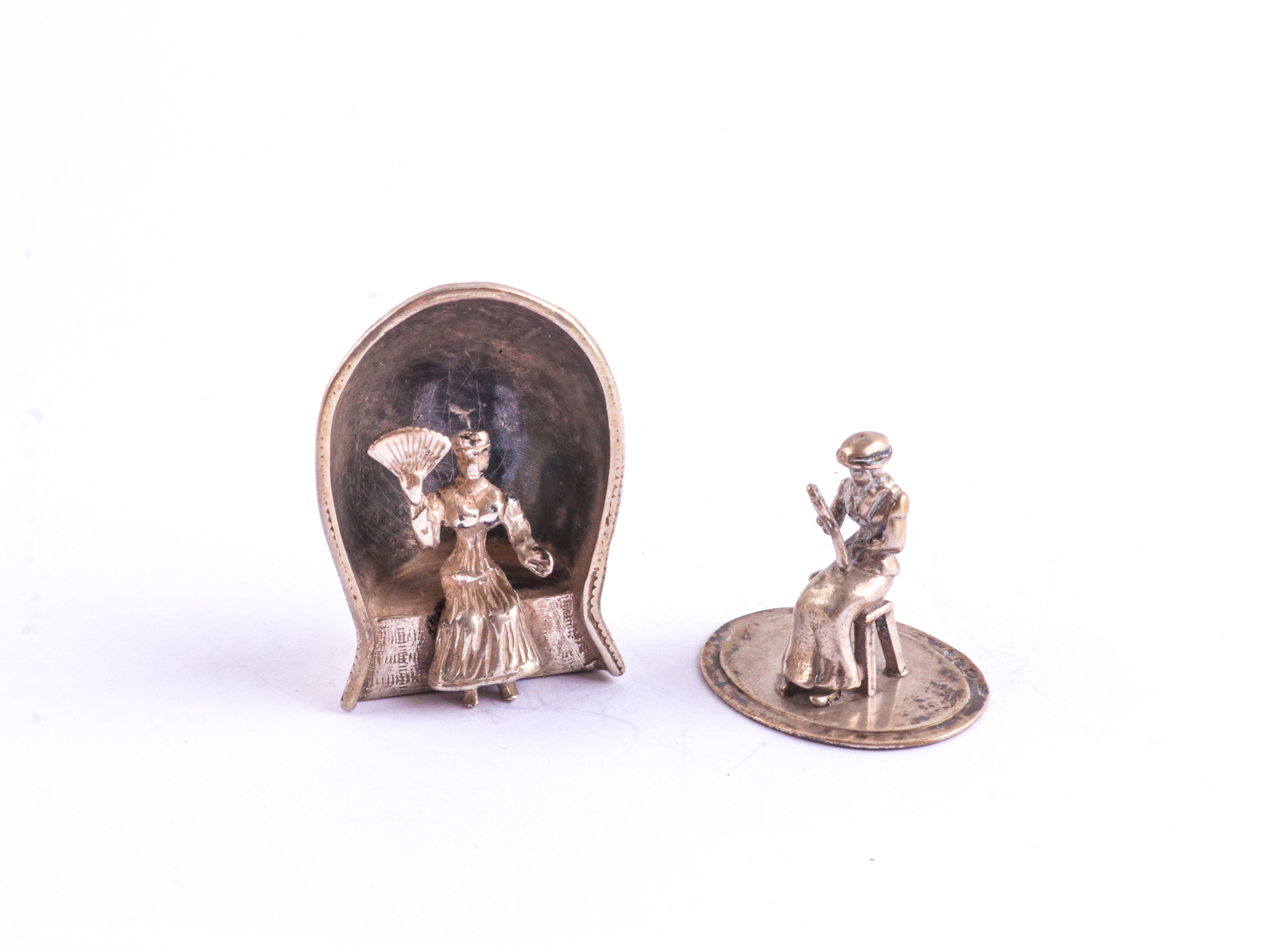 Zilveren miniaturen 'Dames'