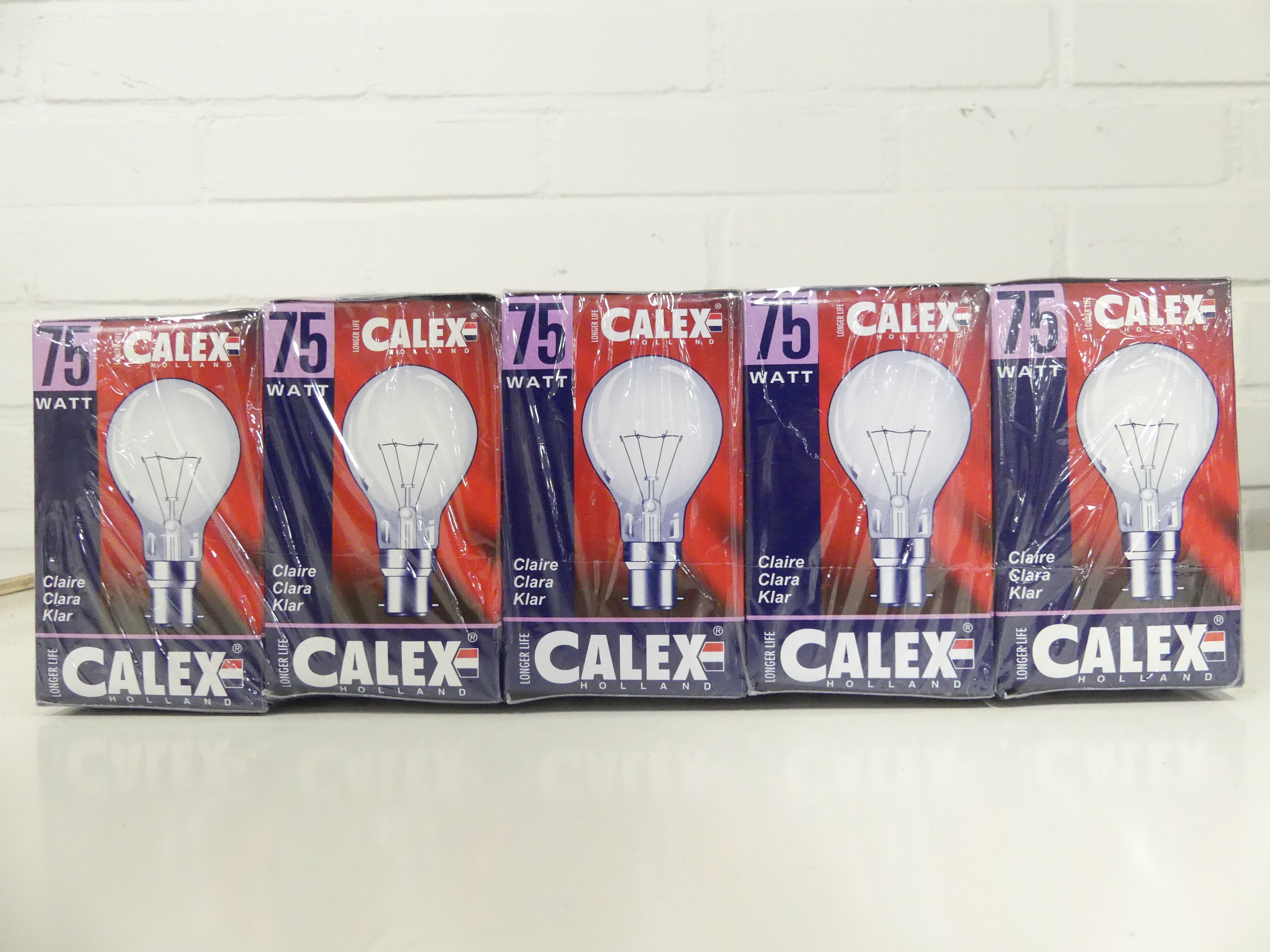 100 Calex lampen helder 75W B22 