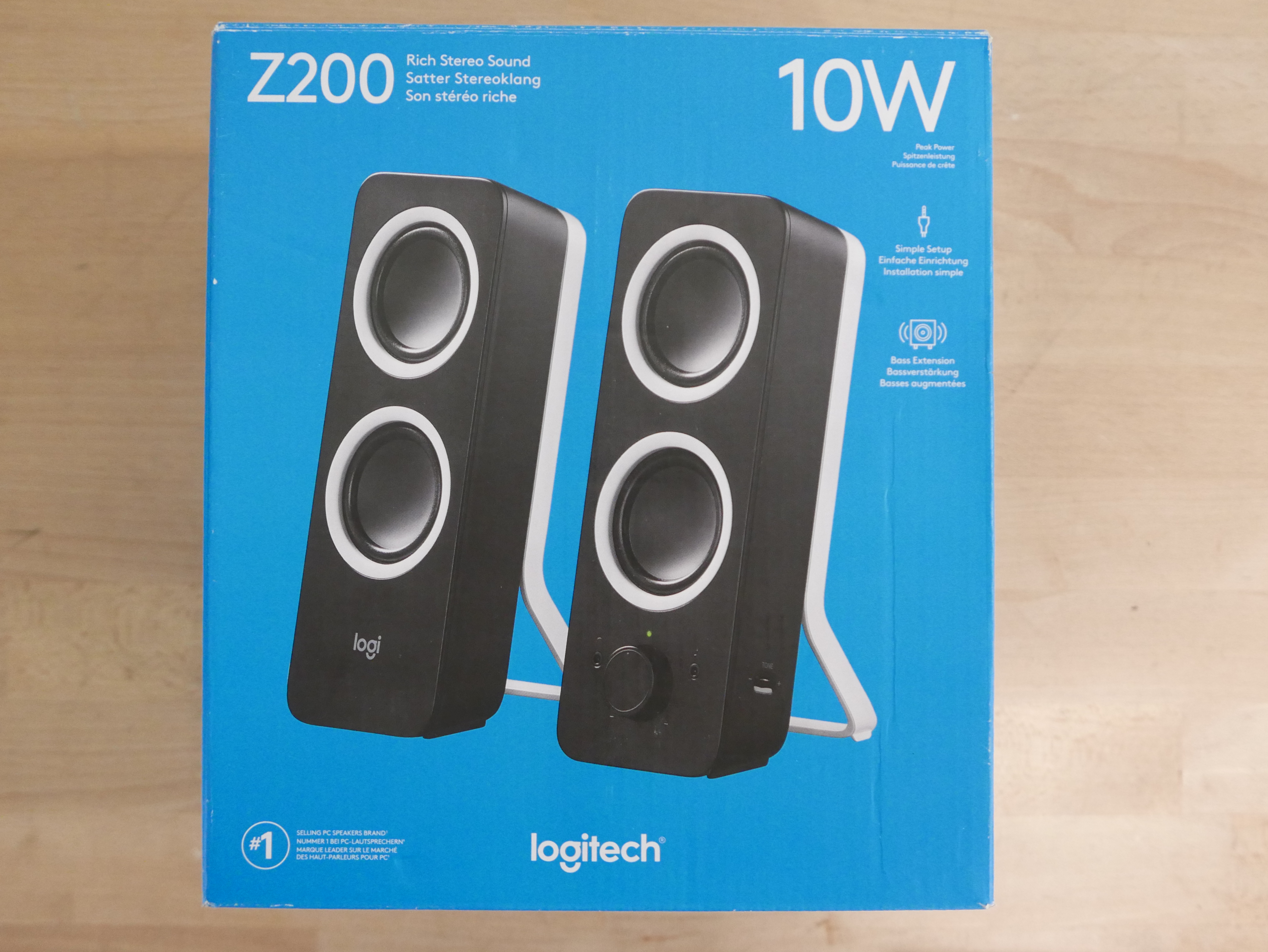 Logitech PC speakers Z200 (Adviesprijs € 39,-)