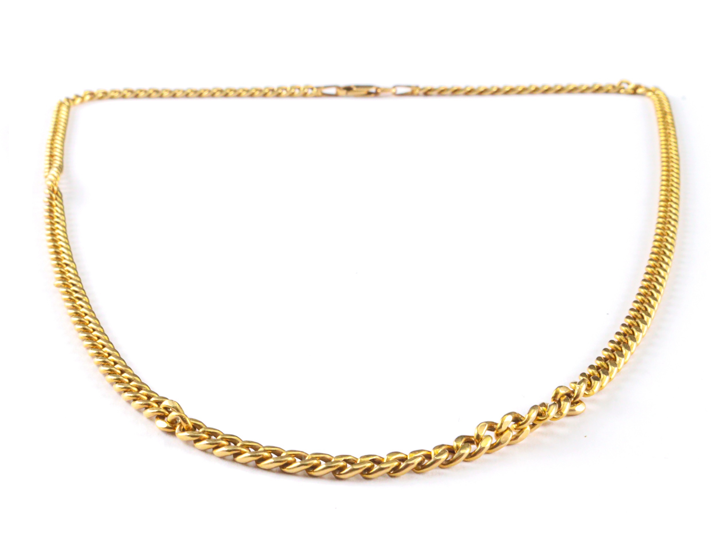 Gouden halsketting (€ 1.195,-) 