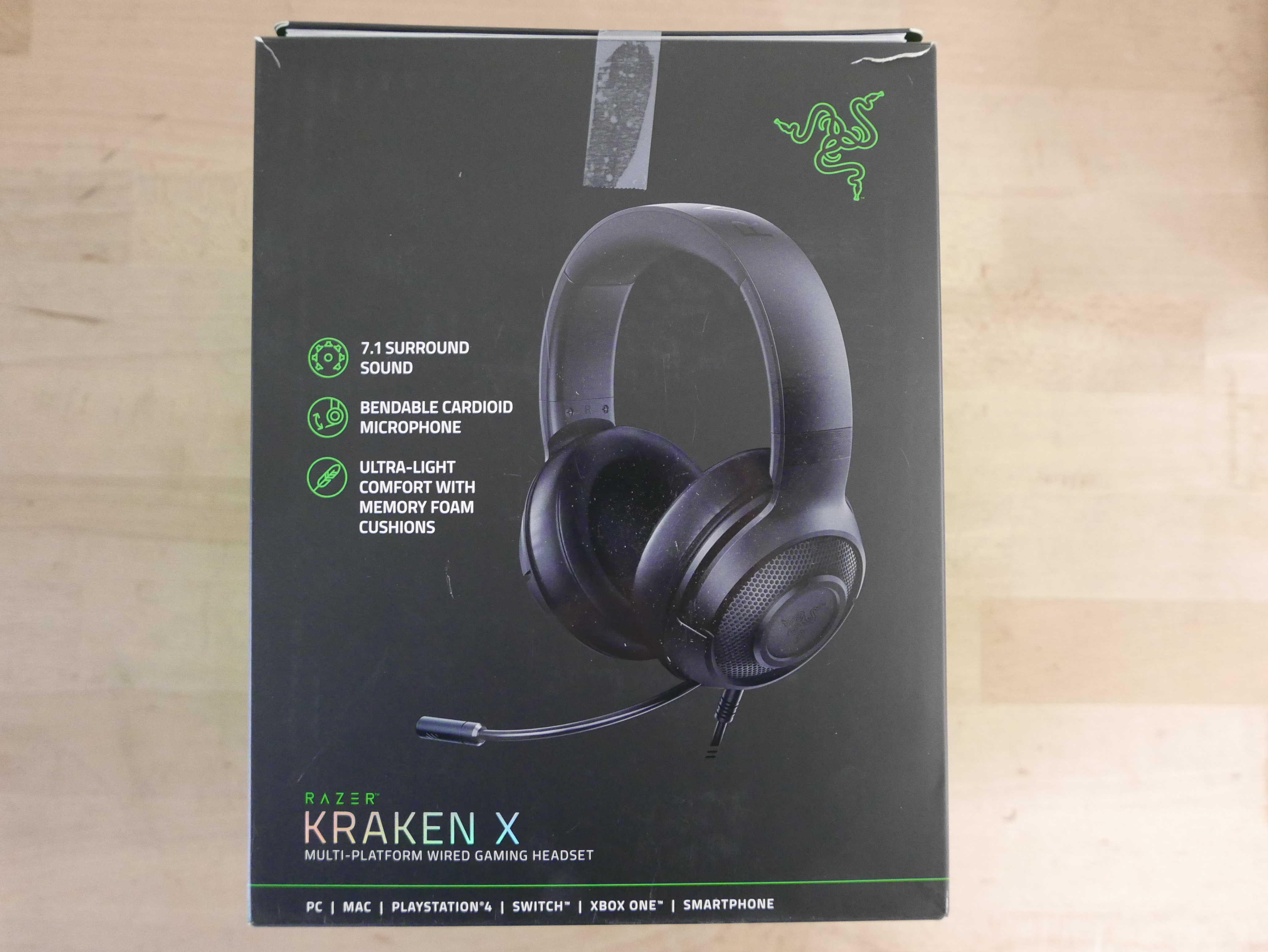Razer gaming headset Kraken X 
