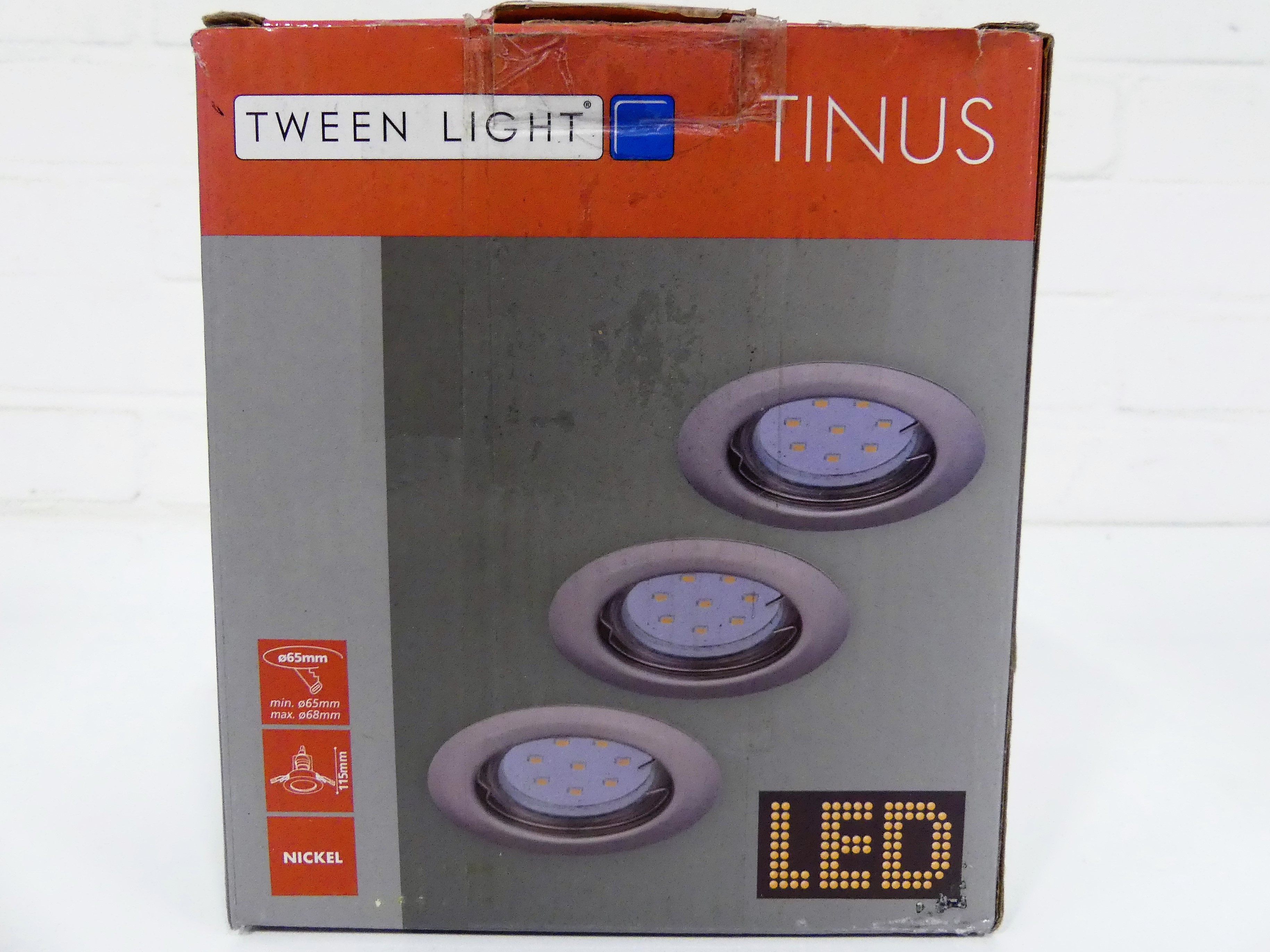 Tween Light inbouwspots Tinus 3W warm wit 65mm 