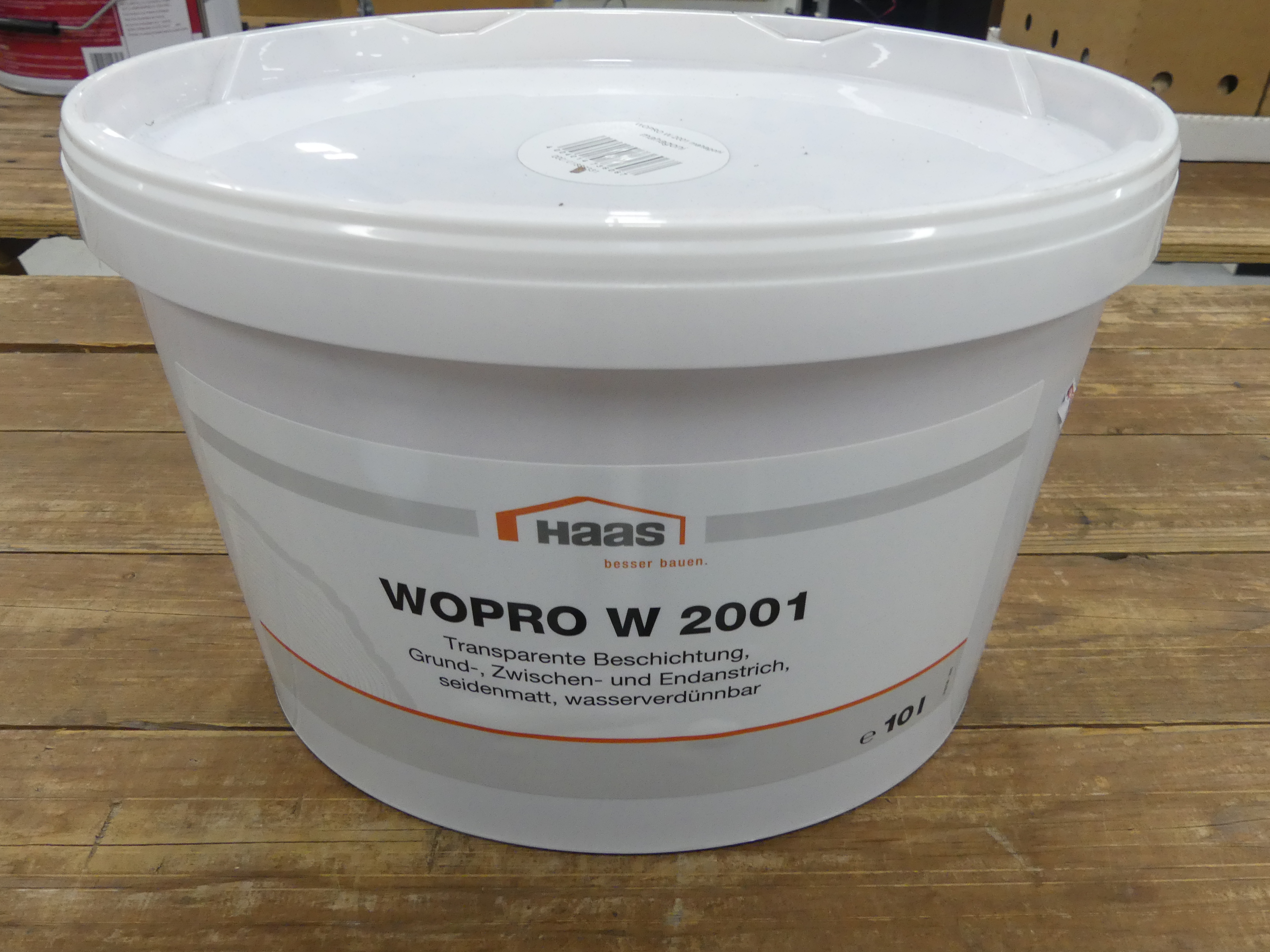 Haas Wopro W 2001, 10 liter verf Mahagoni 