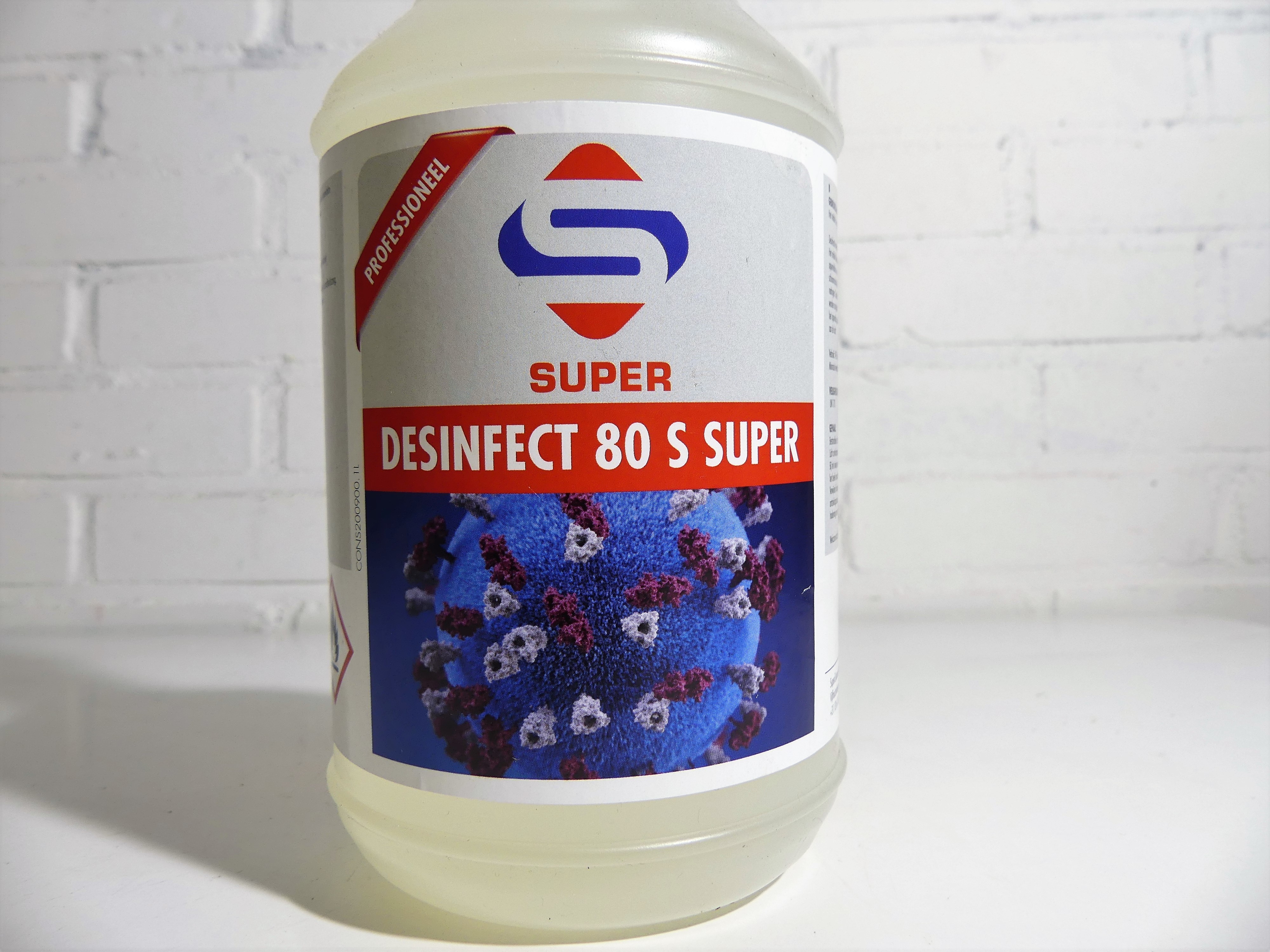 12x Super desinfect 80 S Super, 1 liter 