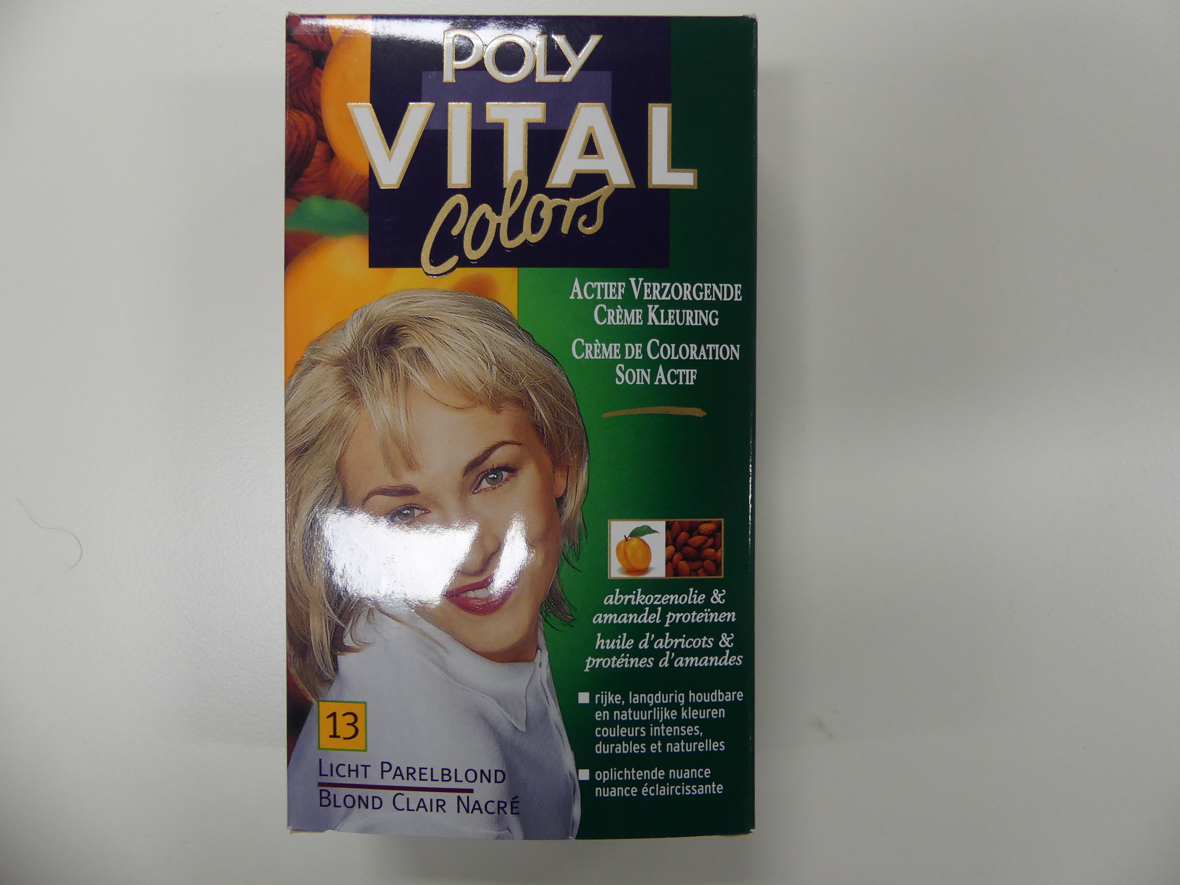 6x Poly Vital Colors creme kleuring licht parelblond 13