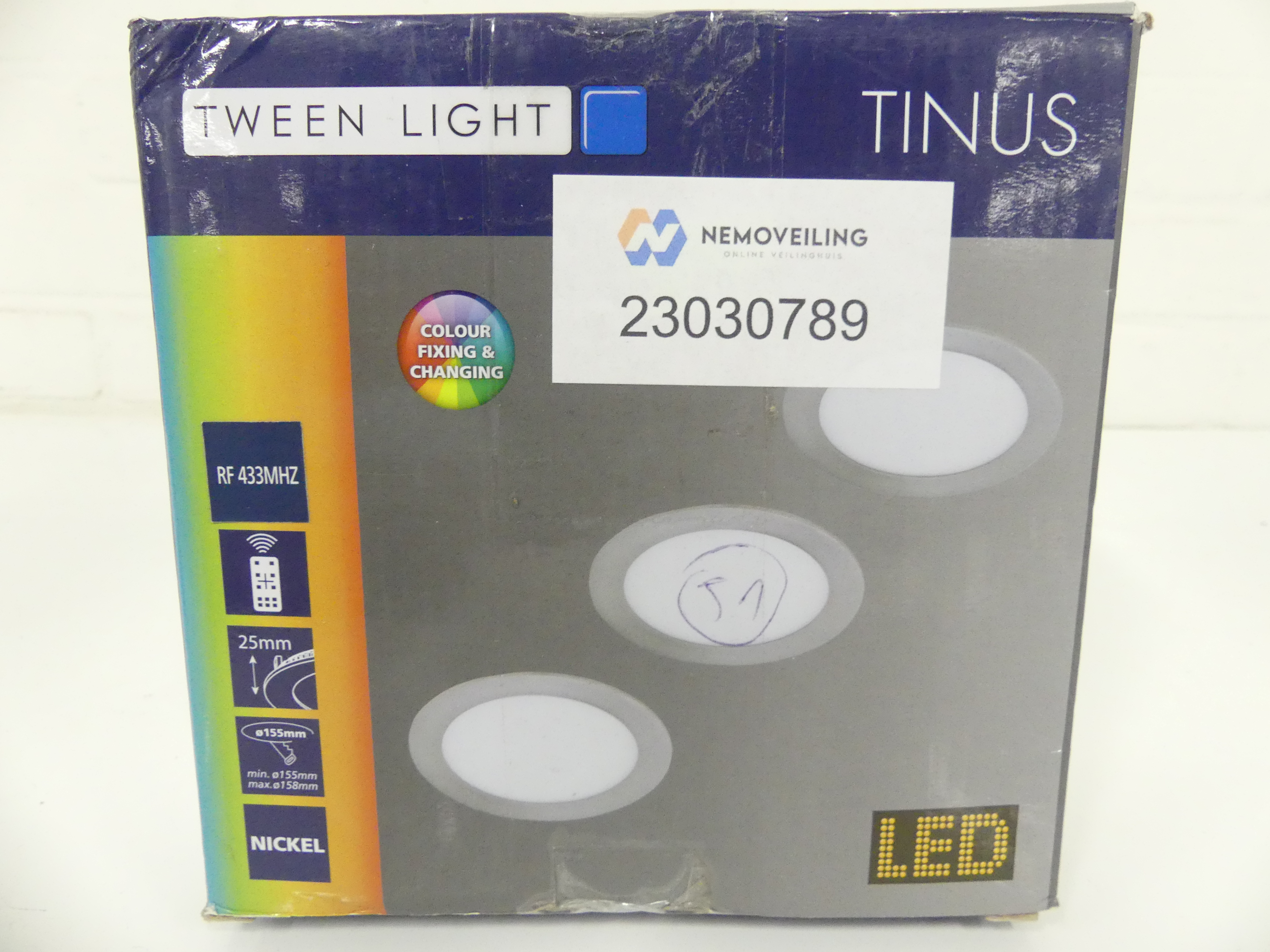 Tween lights inbouwspots Tinus 4,8W 155mm, Colour fixing & changing