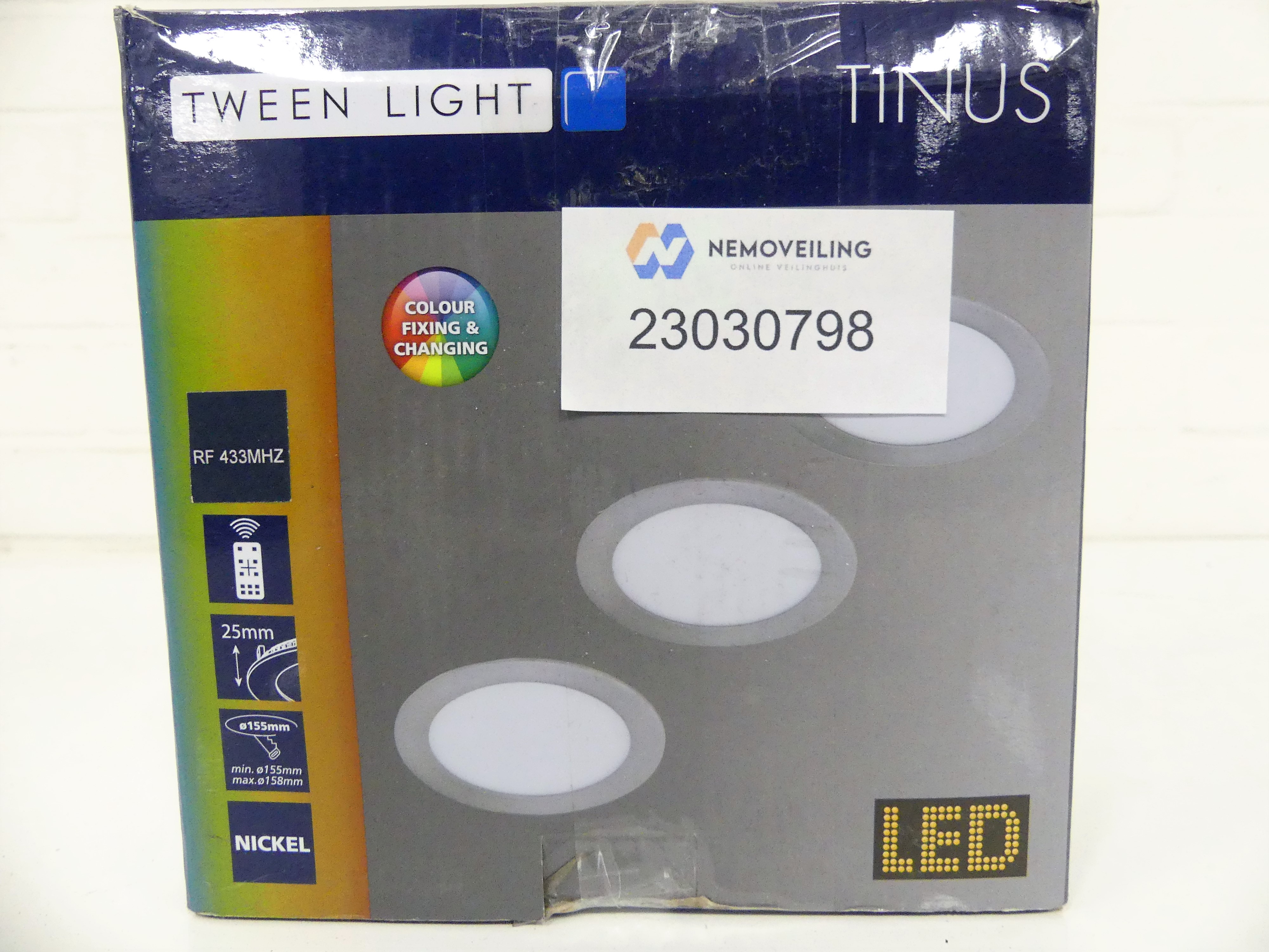 Tween lights inbouwspots Tinus 4,8W 155mm, colour fixing & changing