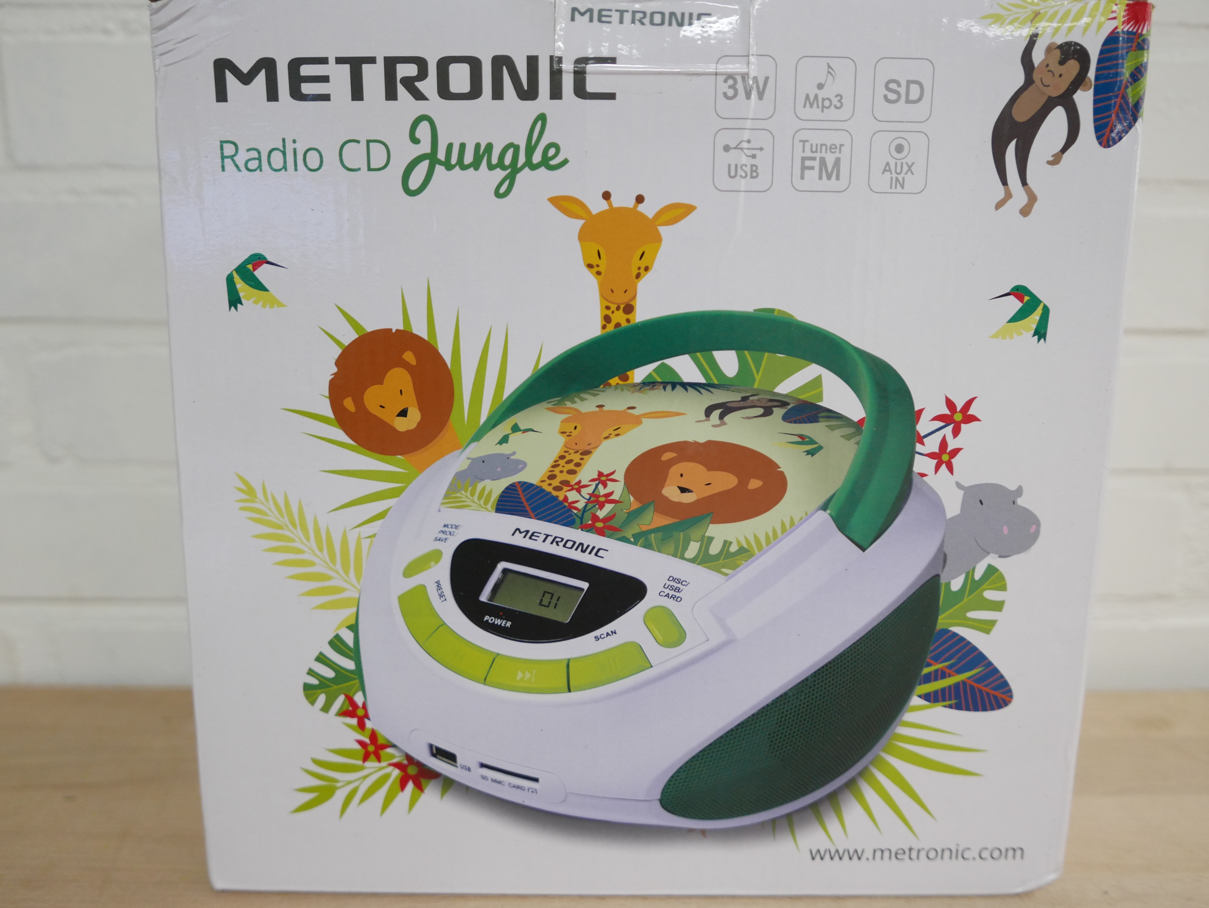 Metronic kid cd-radio  (Adviesprijs € 39,-)