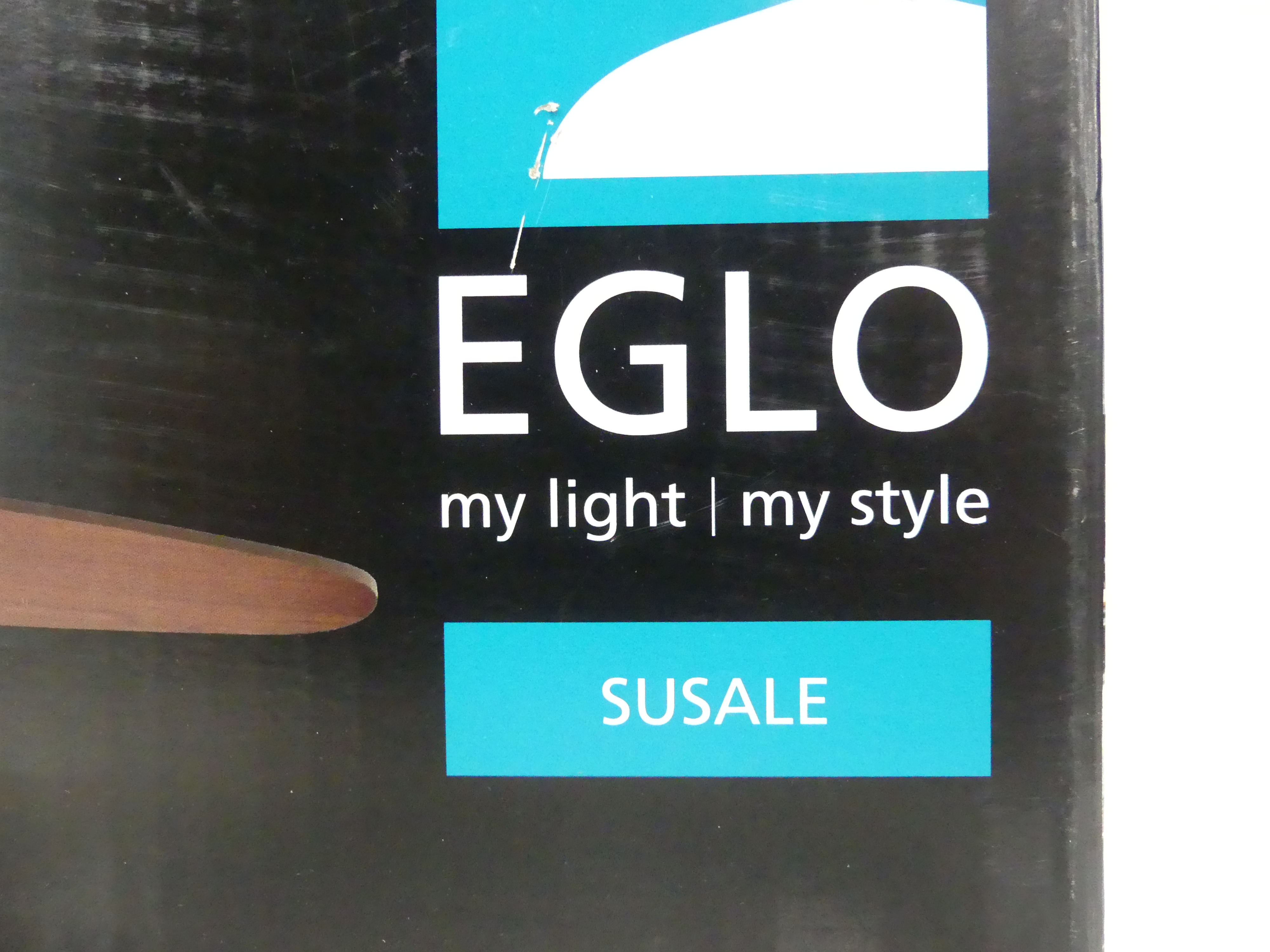 Eglo Susale plafondventilator met verlichting 132x40cm (BxH) 