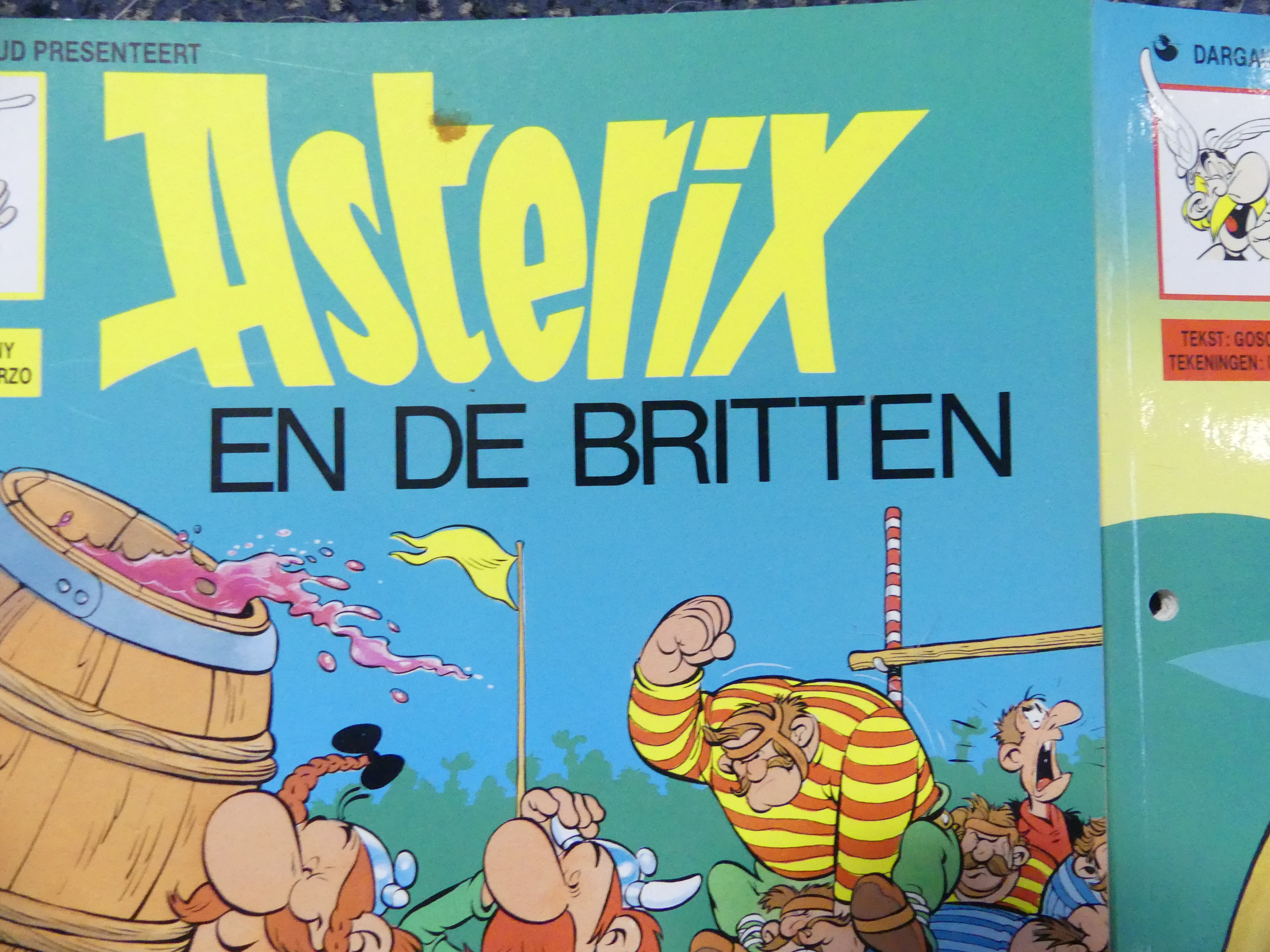 5 Stripalbums Asterix, Goscinny, 1990