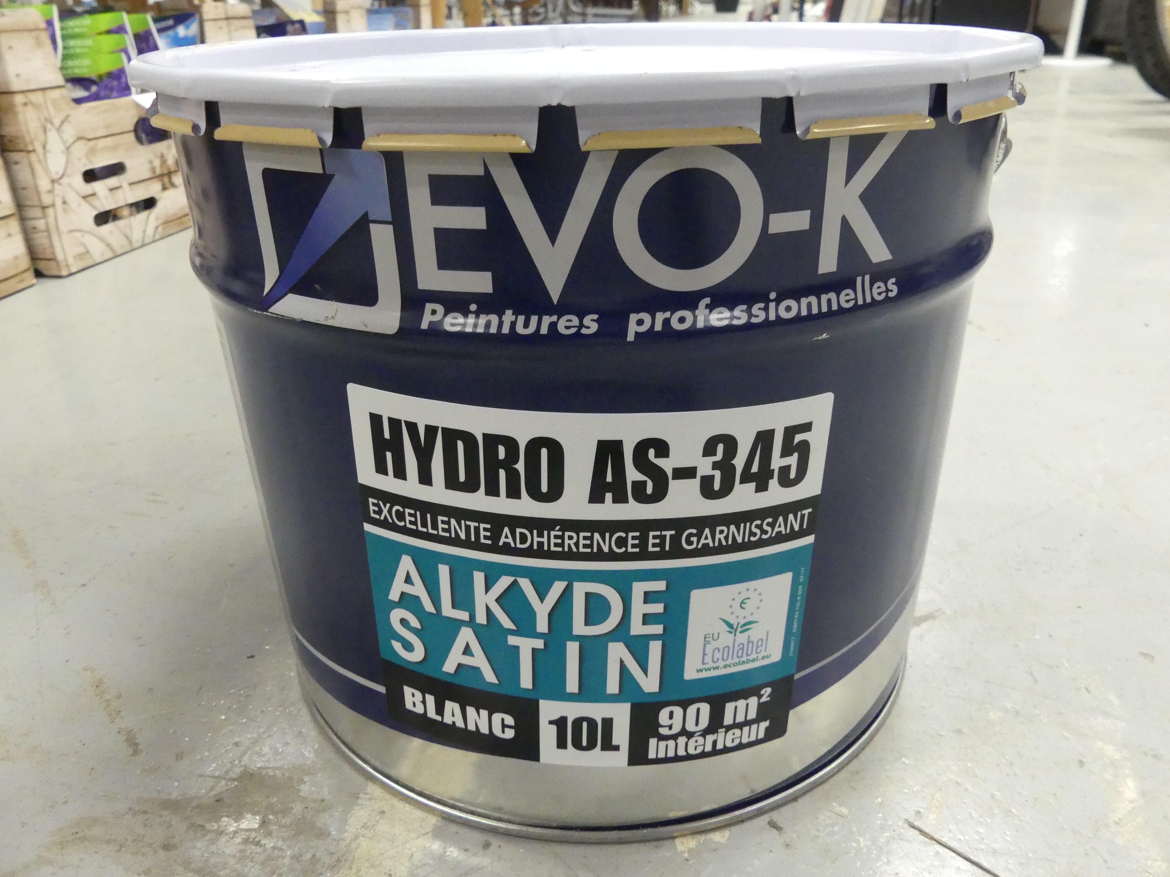 Devo-K verf satijn blank 10 liter Hydro AS-345