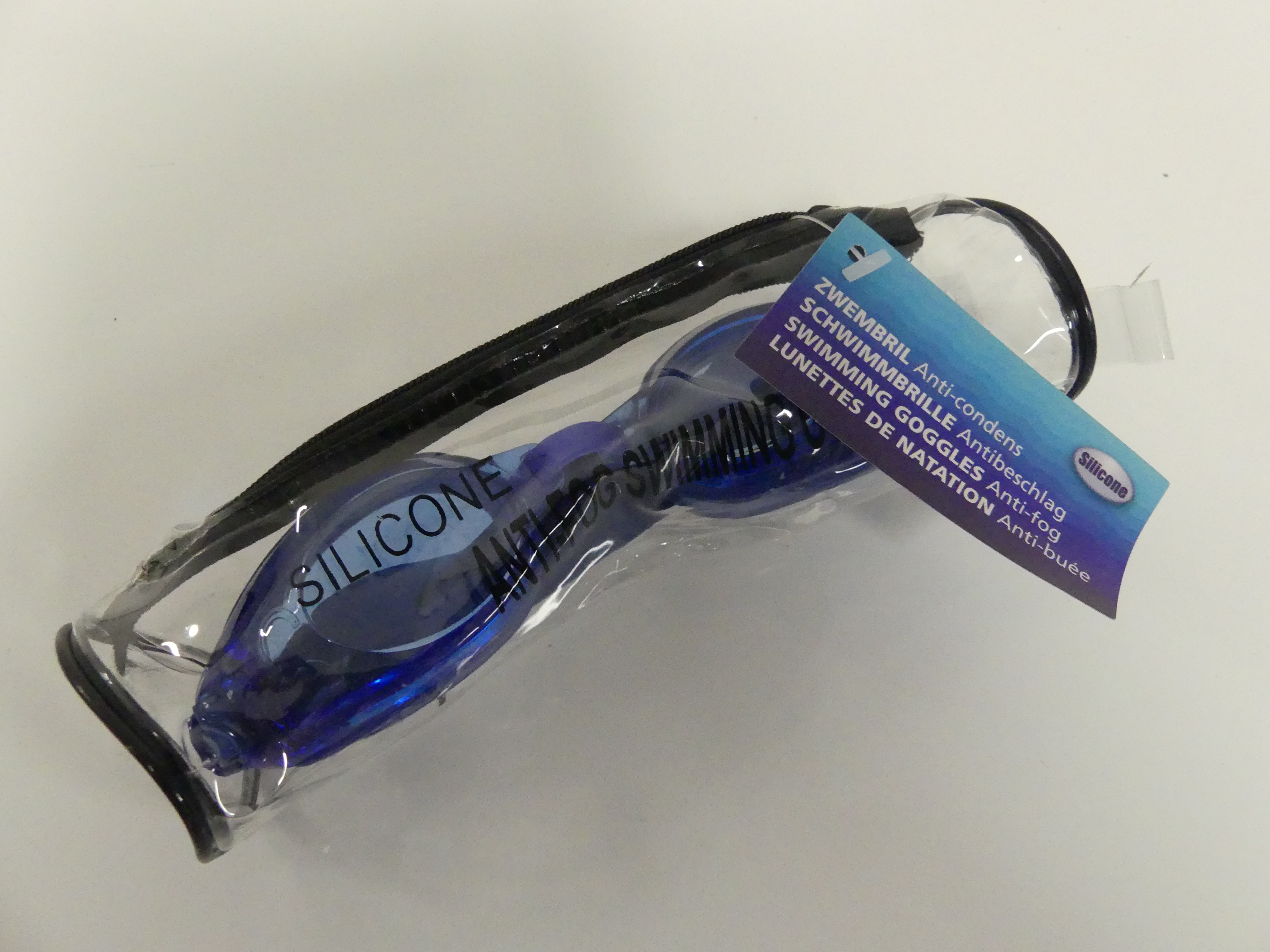 Anti condens zwembril blauw