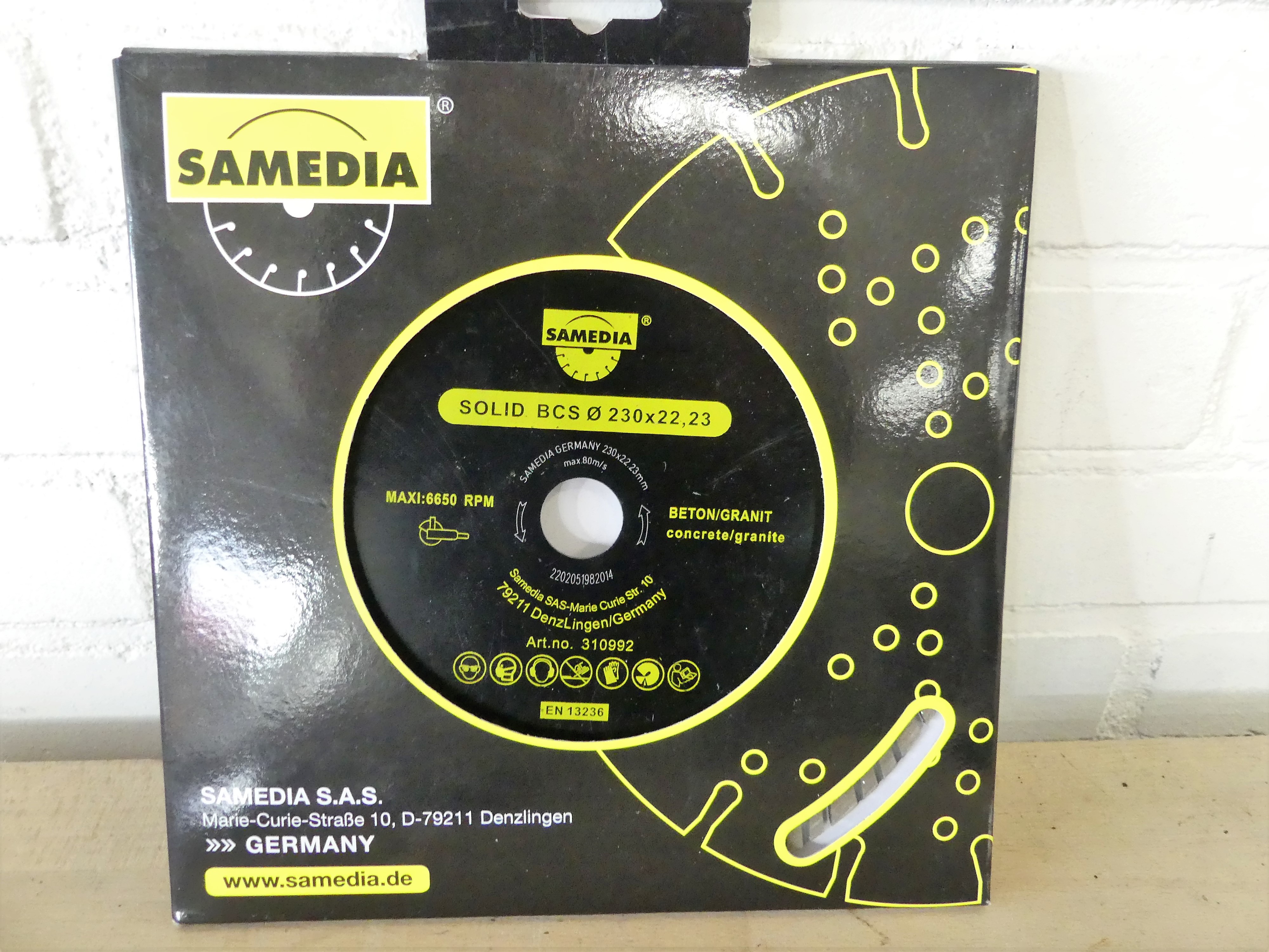 Samedia zaagblad Solid BCS 230x22,23