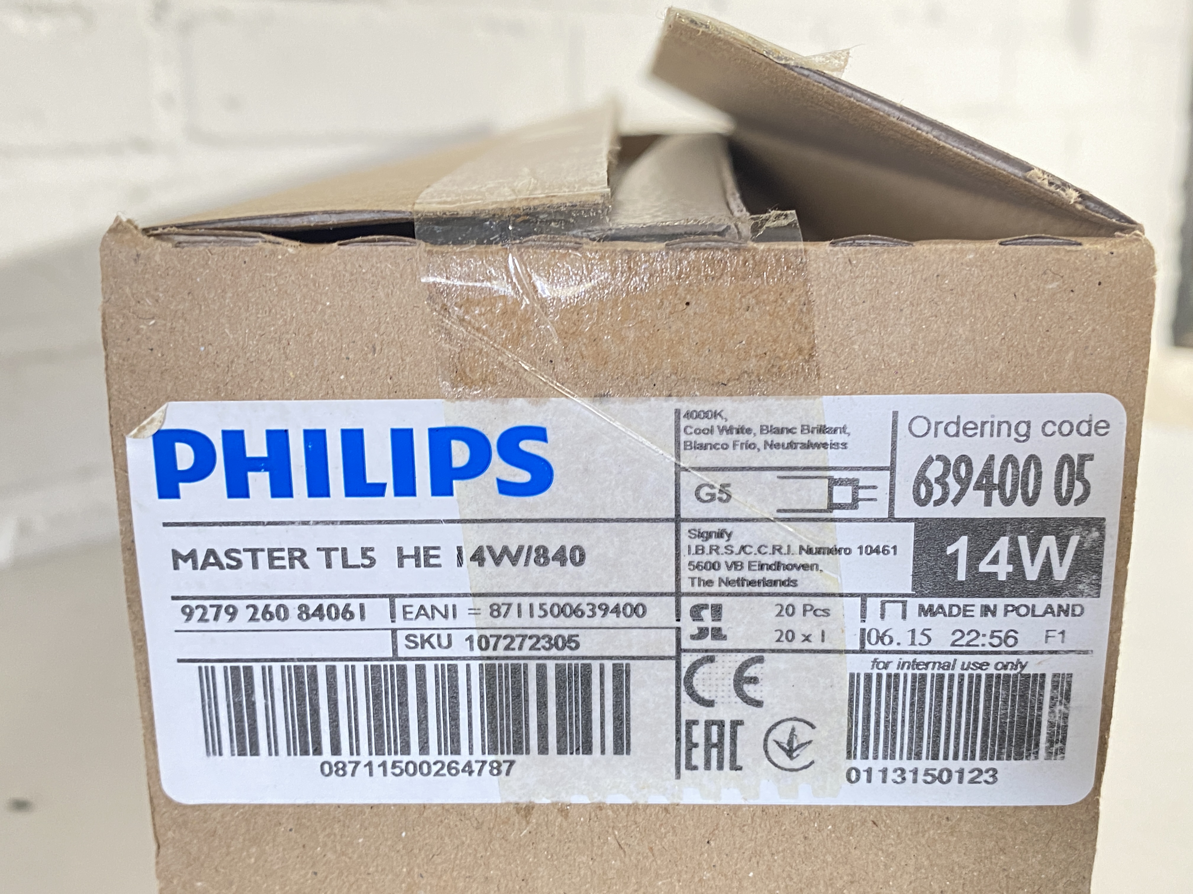 38x Philips Master TL5 HE 14W/840