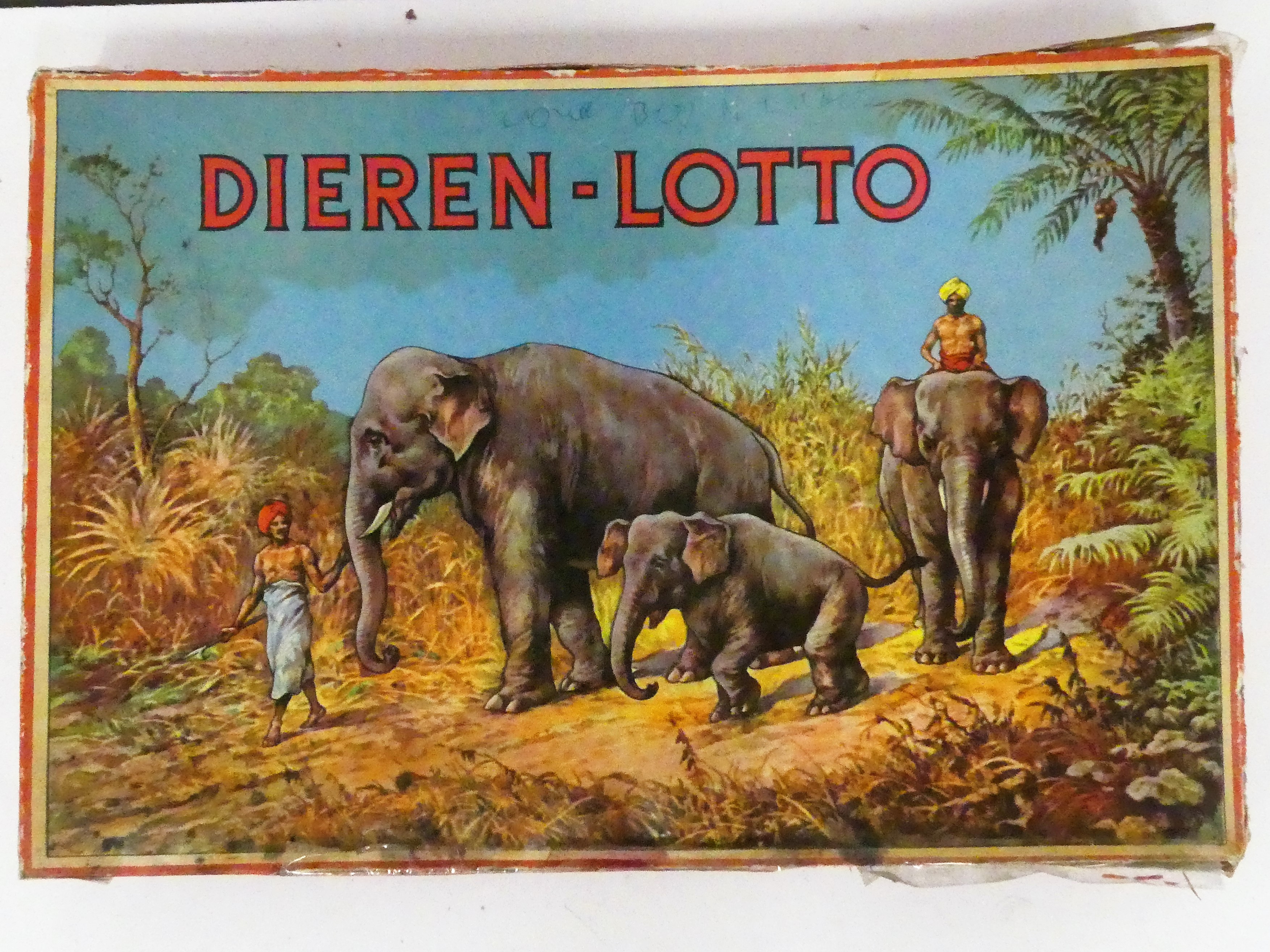 Vintage spel Dieren-Lotto