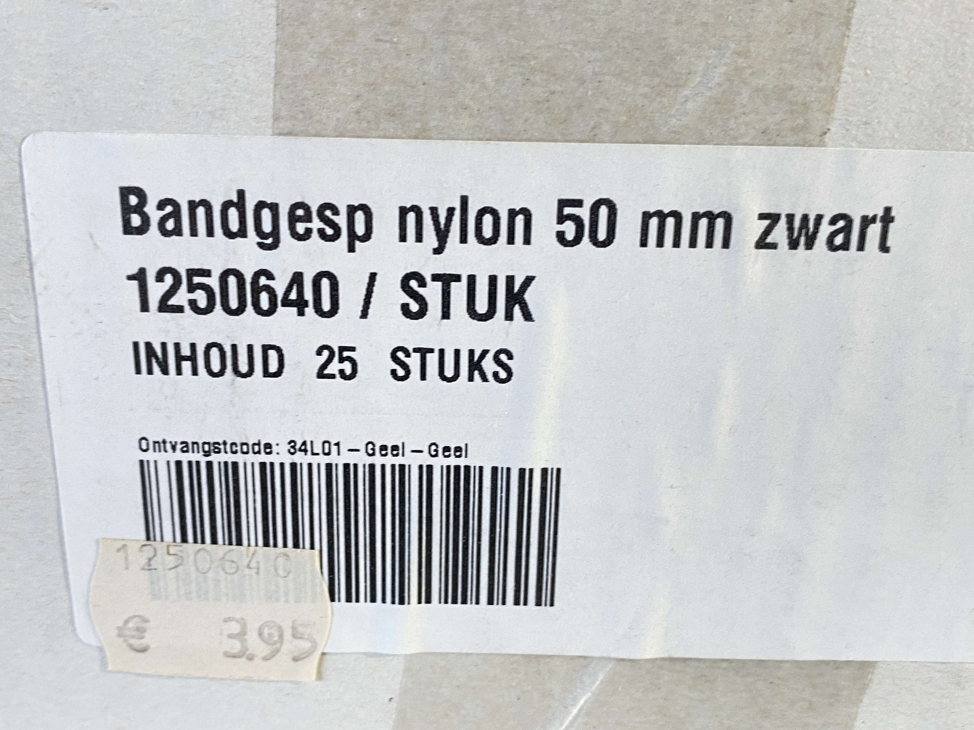 25 Nylon bandgespen 50 mm