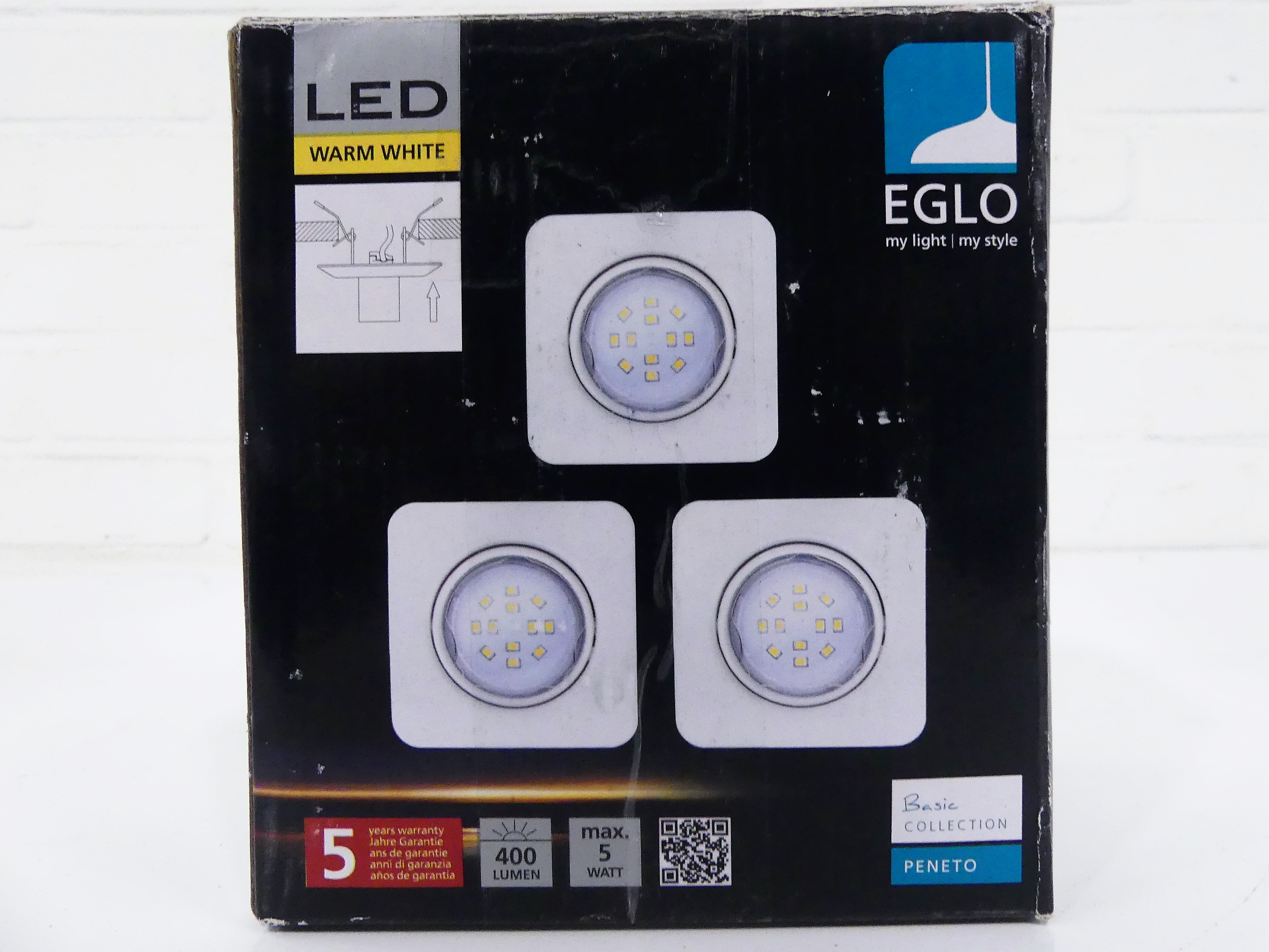 Eglo set LED inbouwspots Peneto