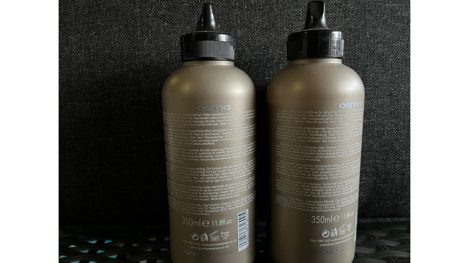 2 x Osmo deep moisturising conditioner 