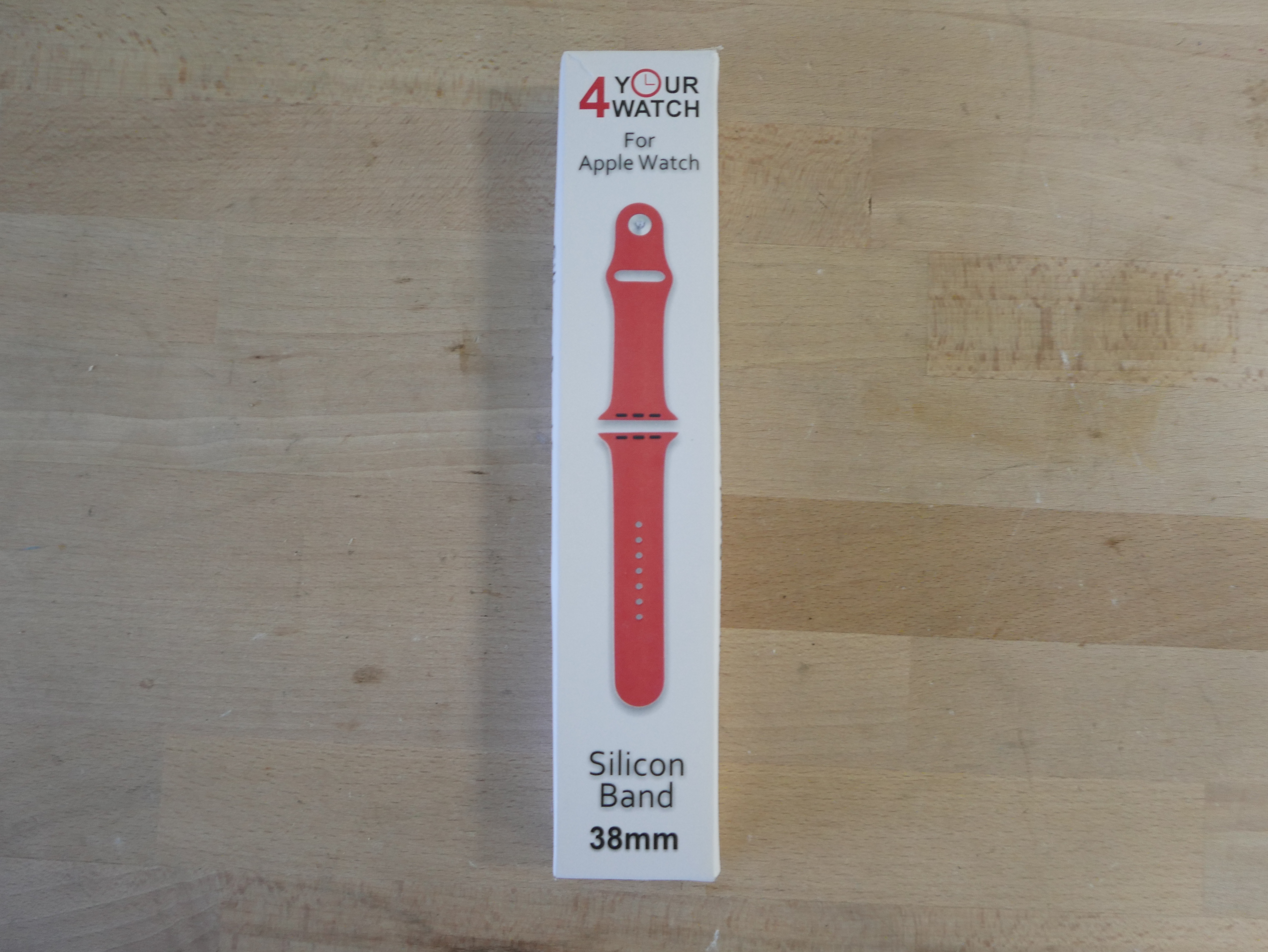 4 Your watch silicon band voor Apple Watch 38mm 