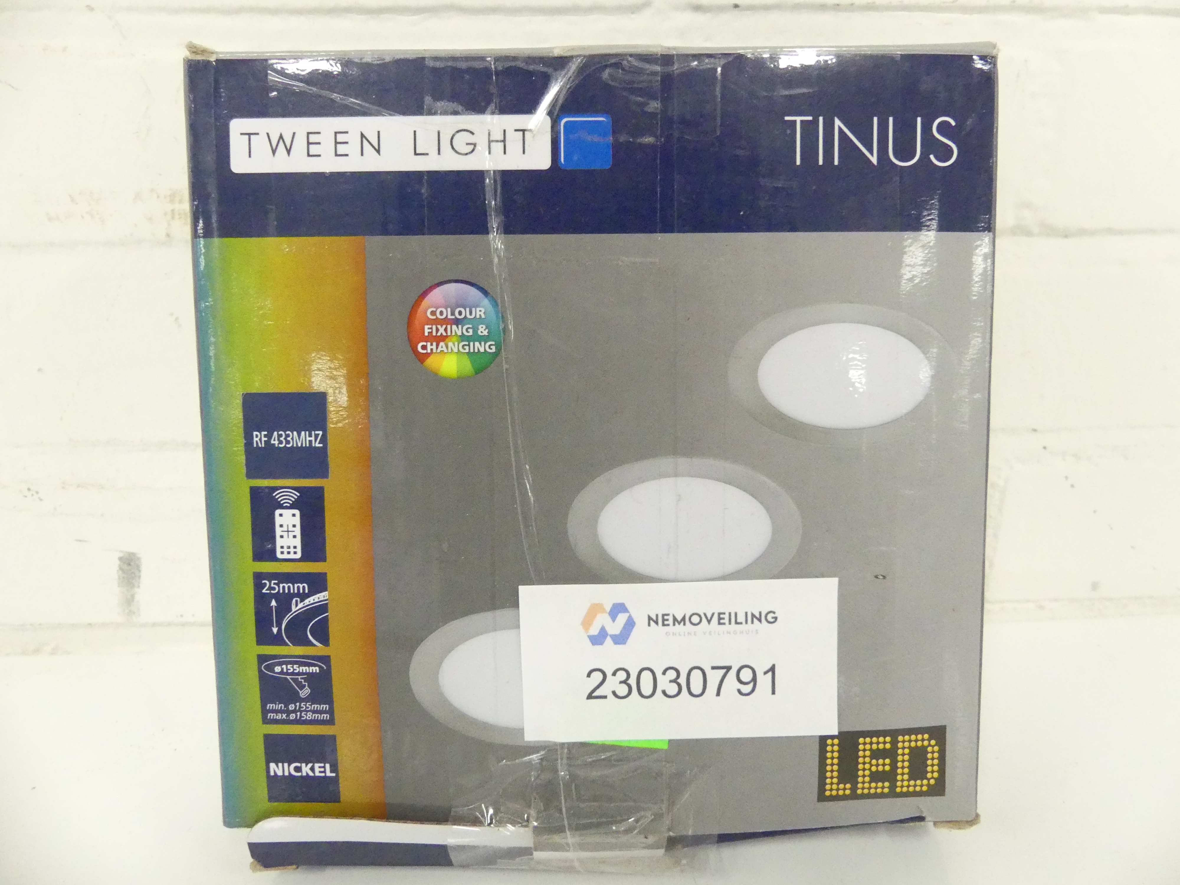 Tween lights inbouwspots Tinus 4,8W 155mm, Colour fixing & changing  