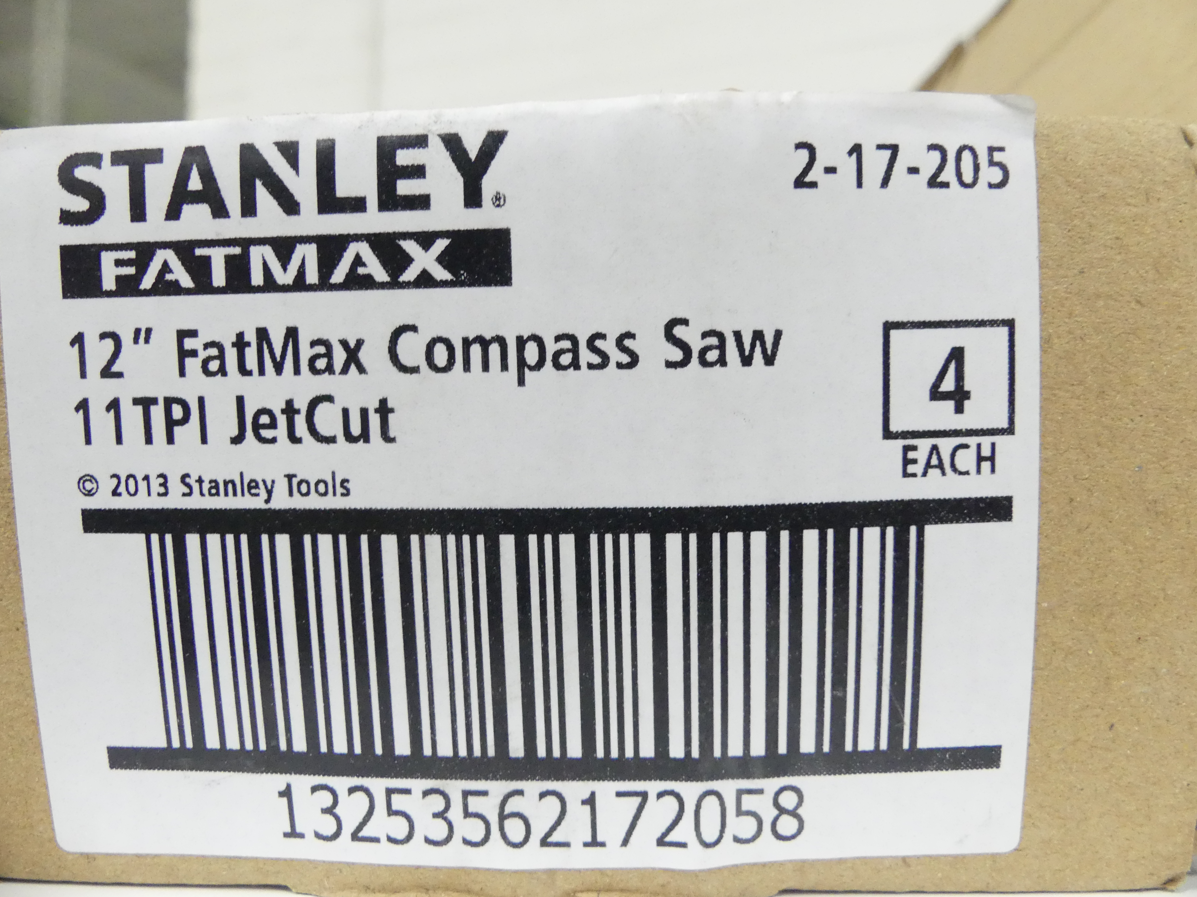 10x Stanley compass saw 