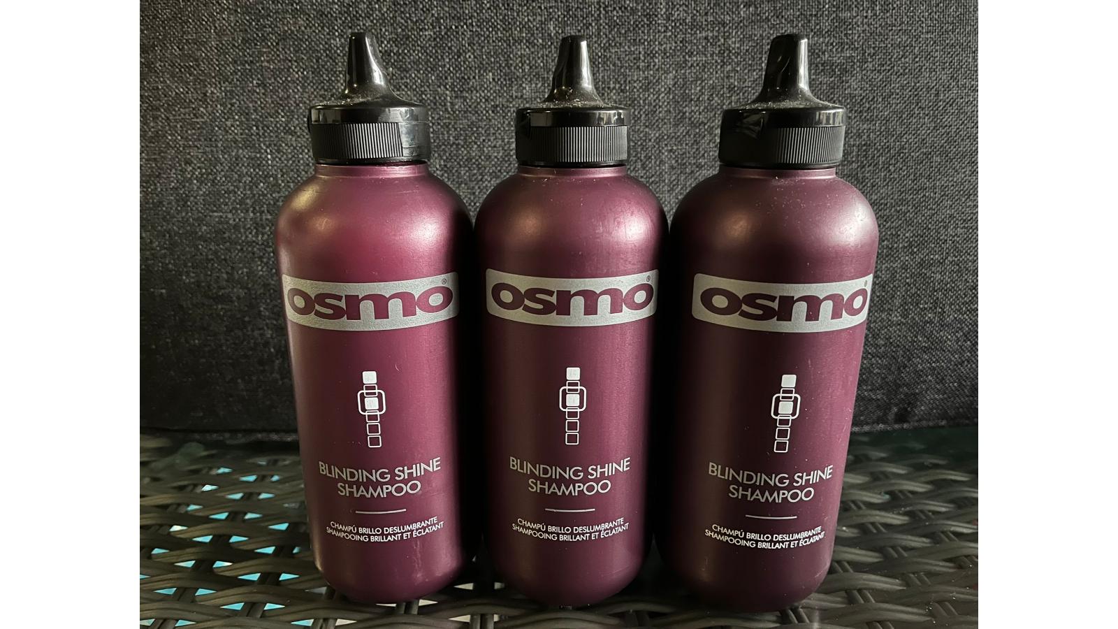 3 x Osmo blinding shine shampoo 