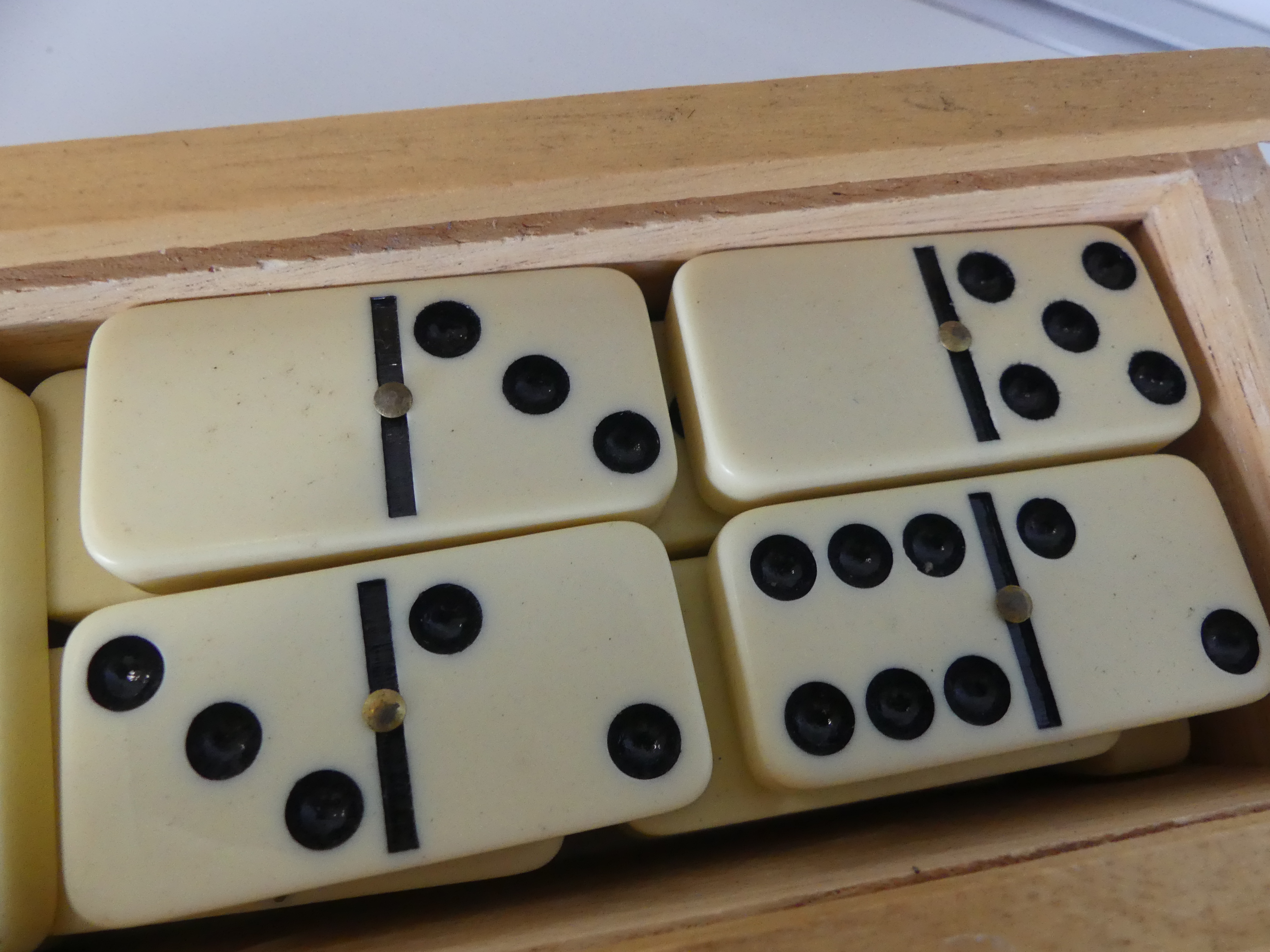 Antieke domino set 