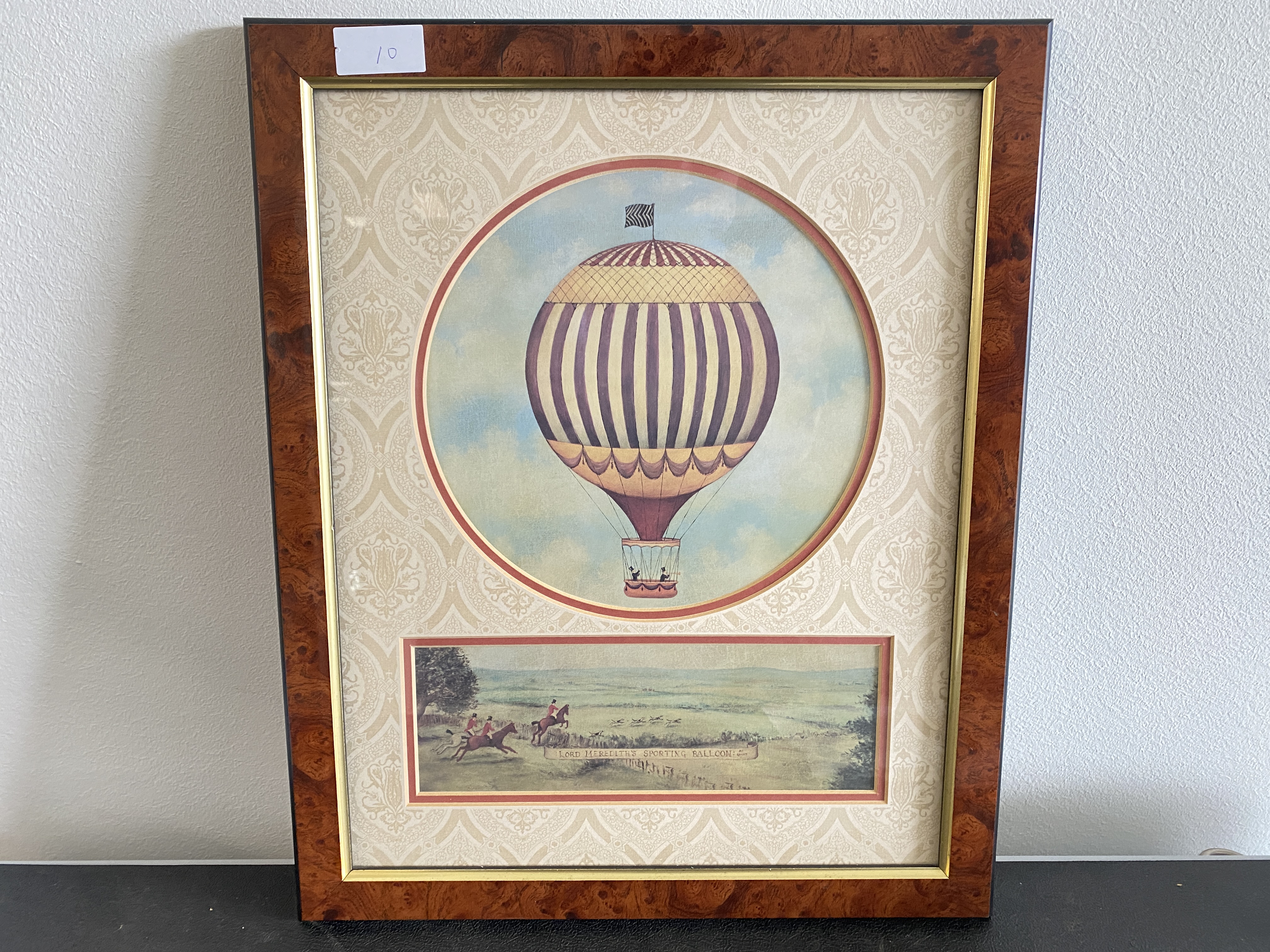 Wanddecoratie "Luchtballon"  35x43 cm  