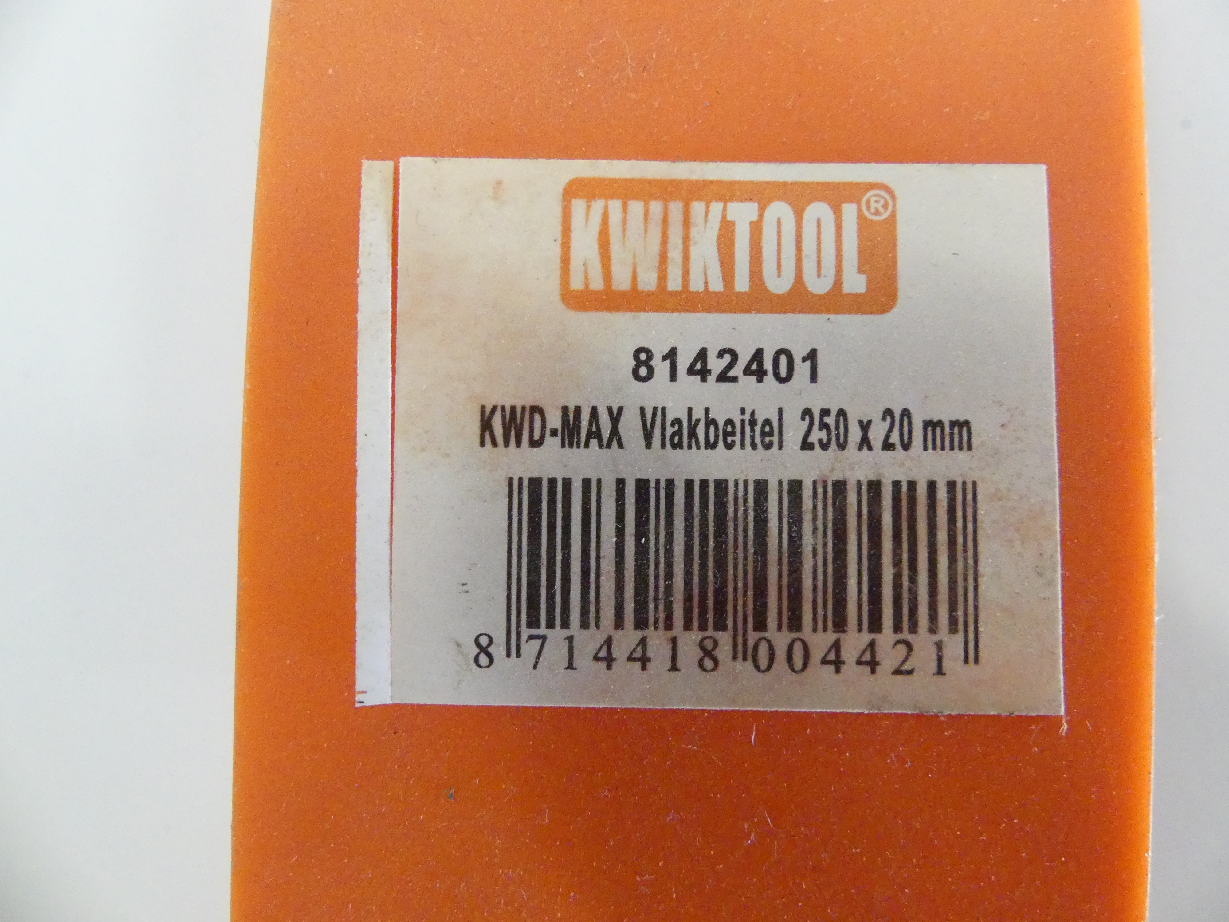 10x Kwiktool KWD-MAX vlakbeitel 250x20mm     