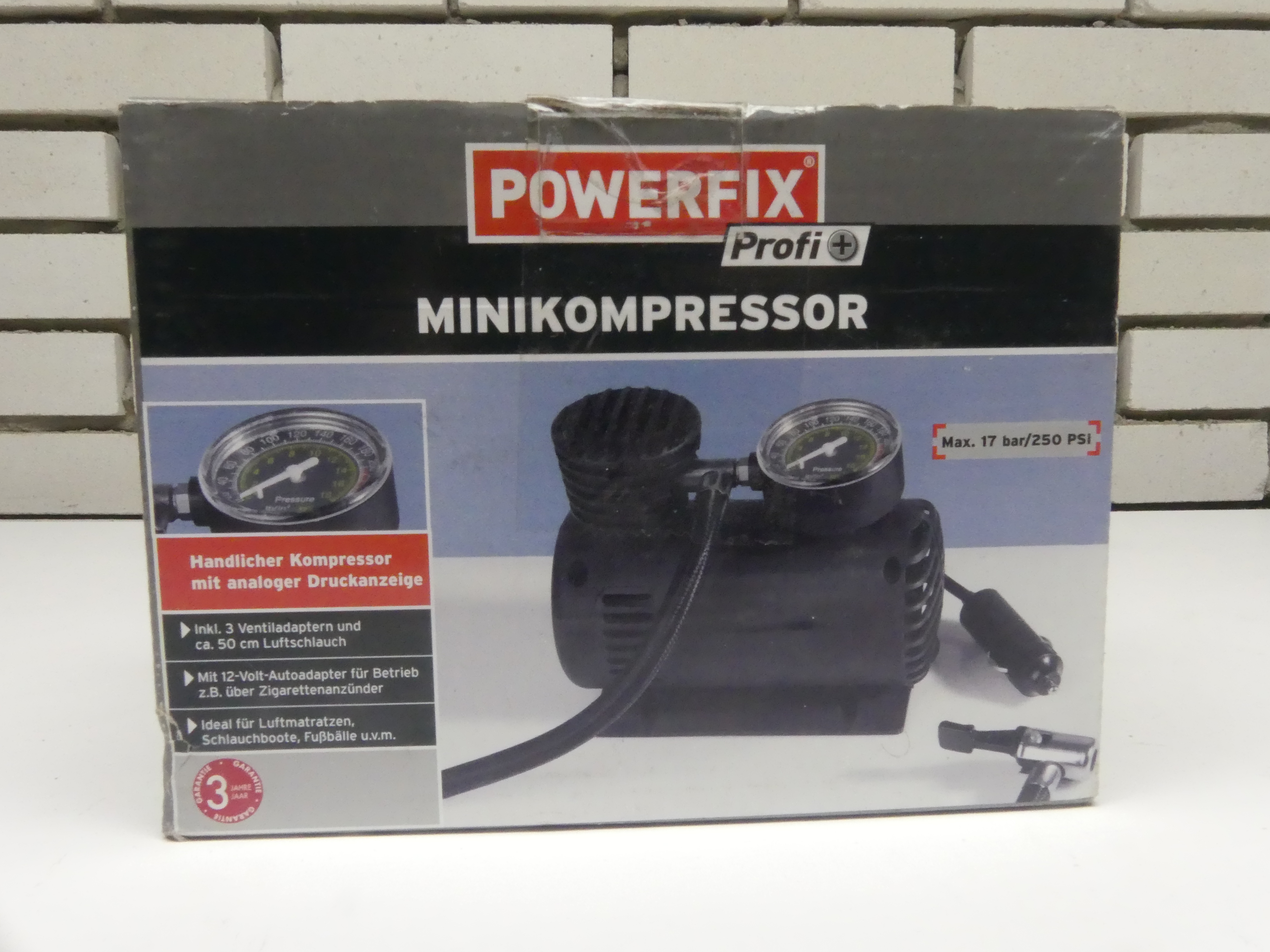 Powerfix mini compressor   