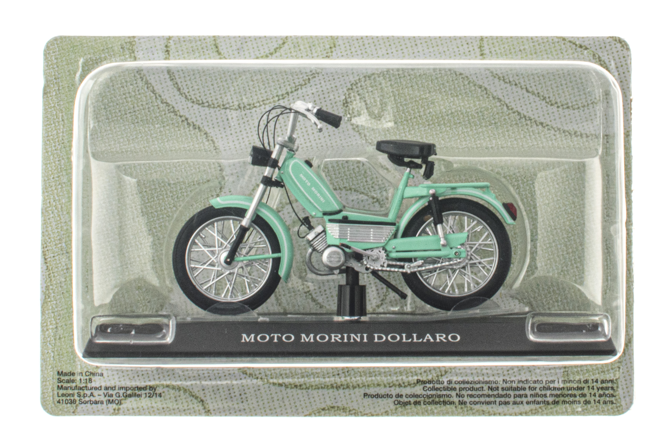 Scooters Collection- Leo Models- Moto Morini Dollaro, schaal 1:18    