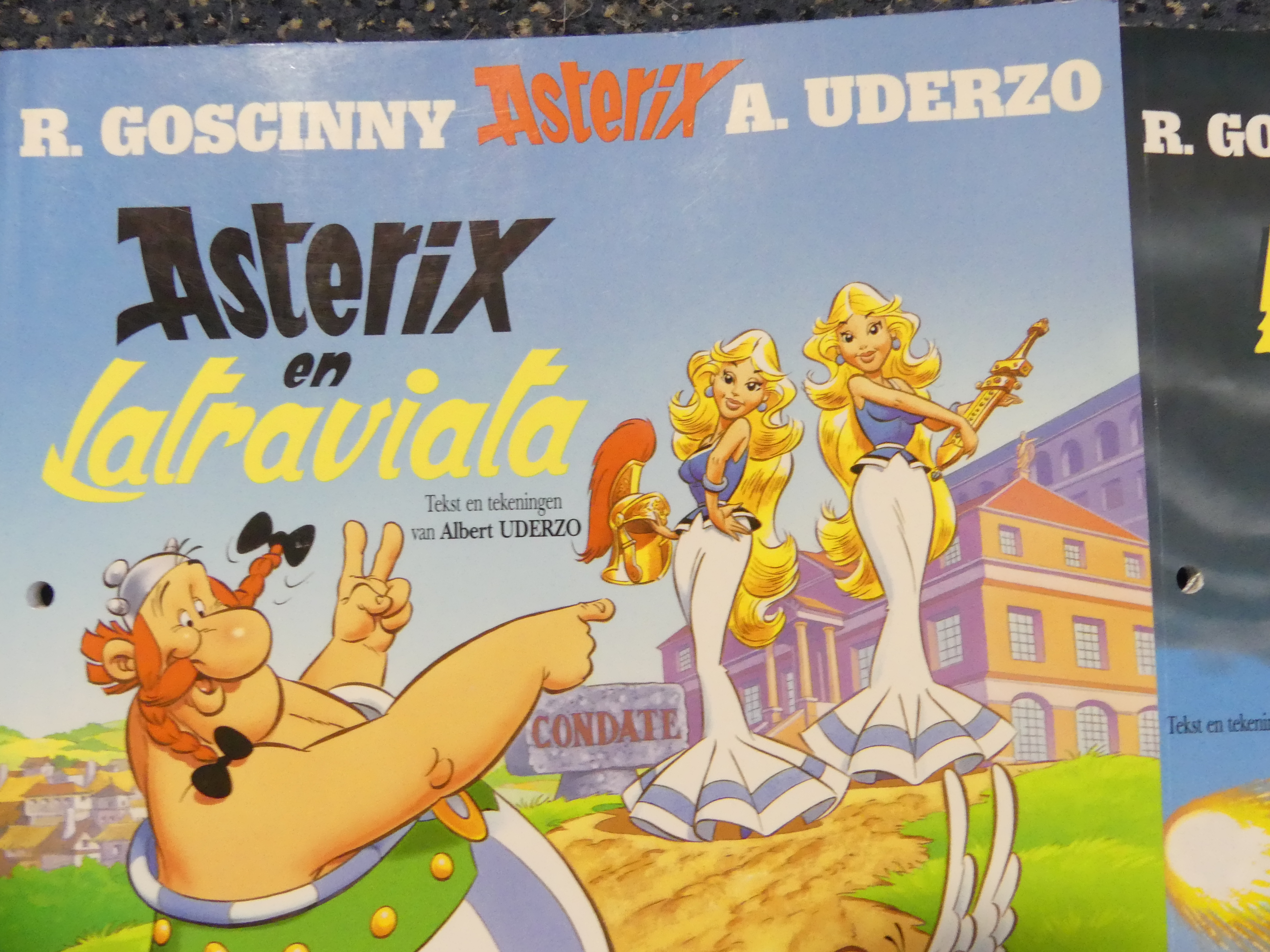 3 Stripalbums Asterix, Goscinny, 2000