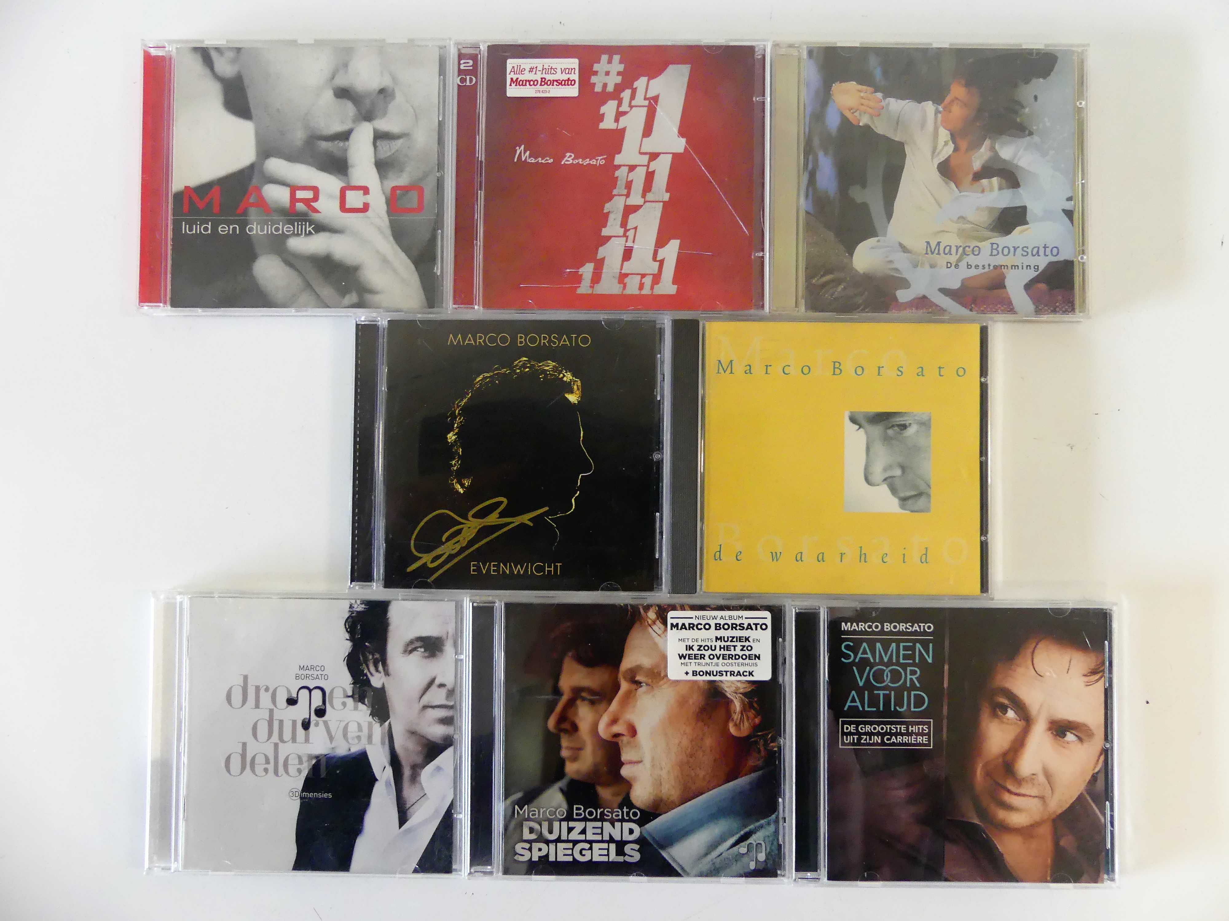8 Nederlandstalige CD's Marco Borsato 