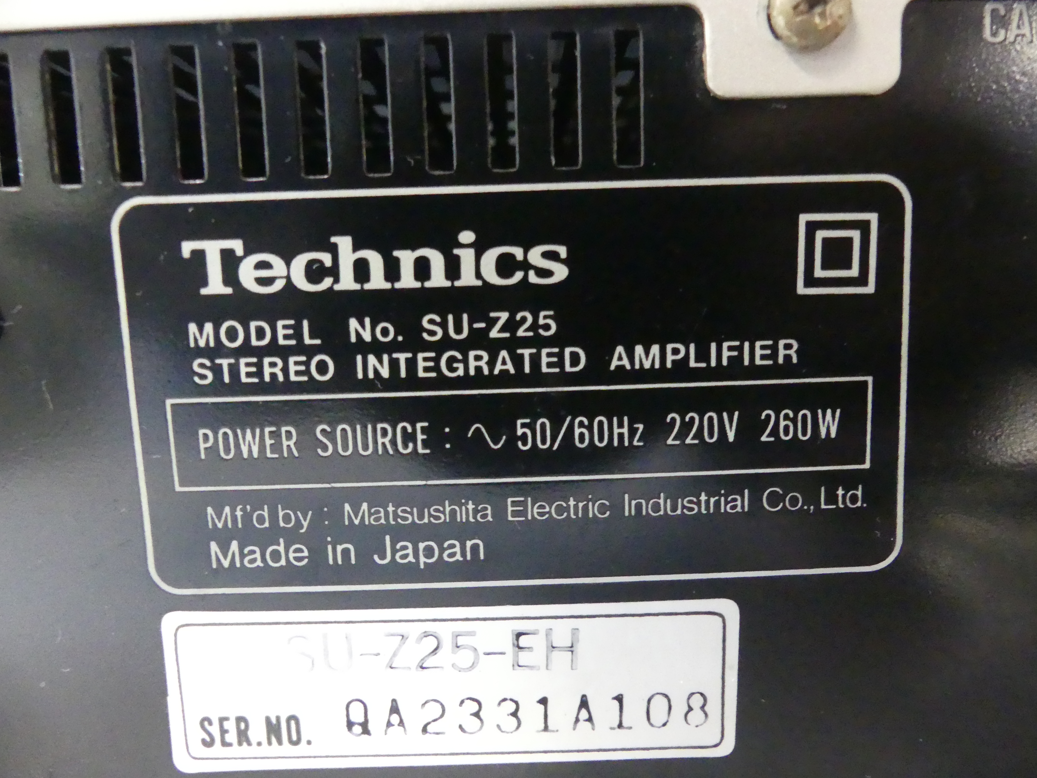 Technics audio set 