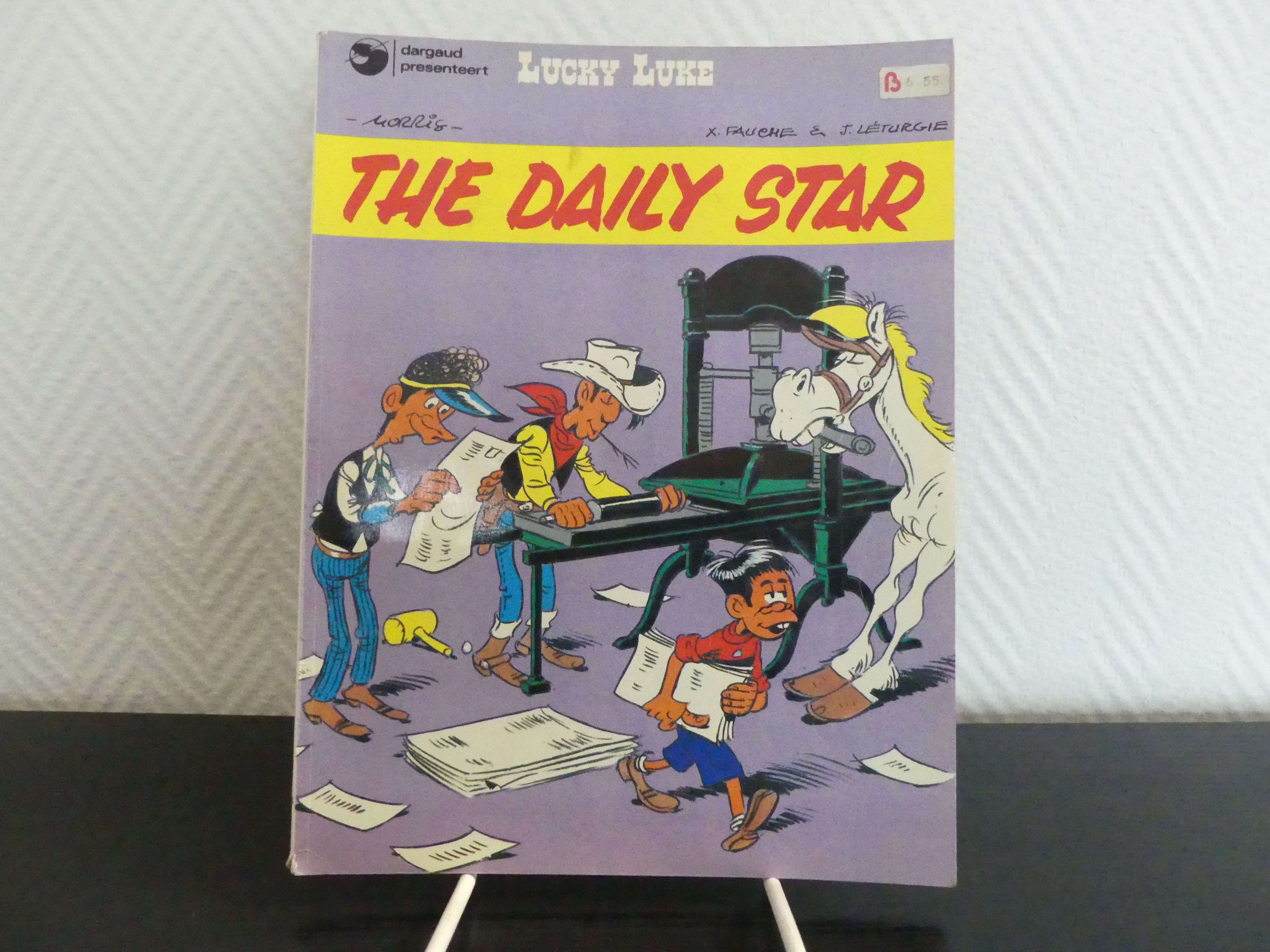 Stripalbum Lucky Luke "De Daily Star", 1984