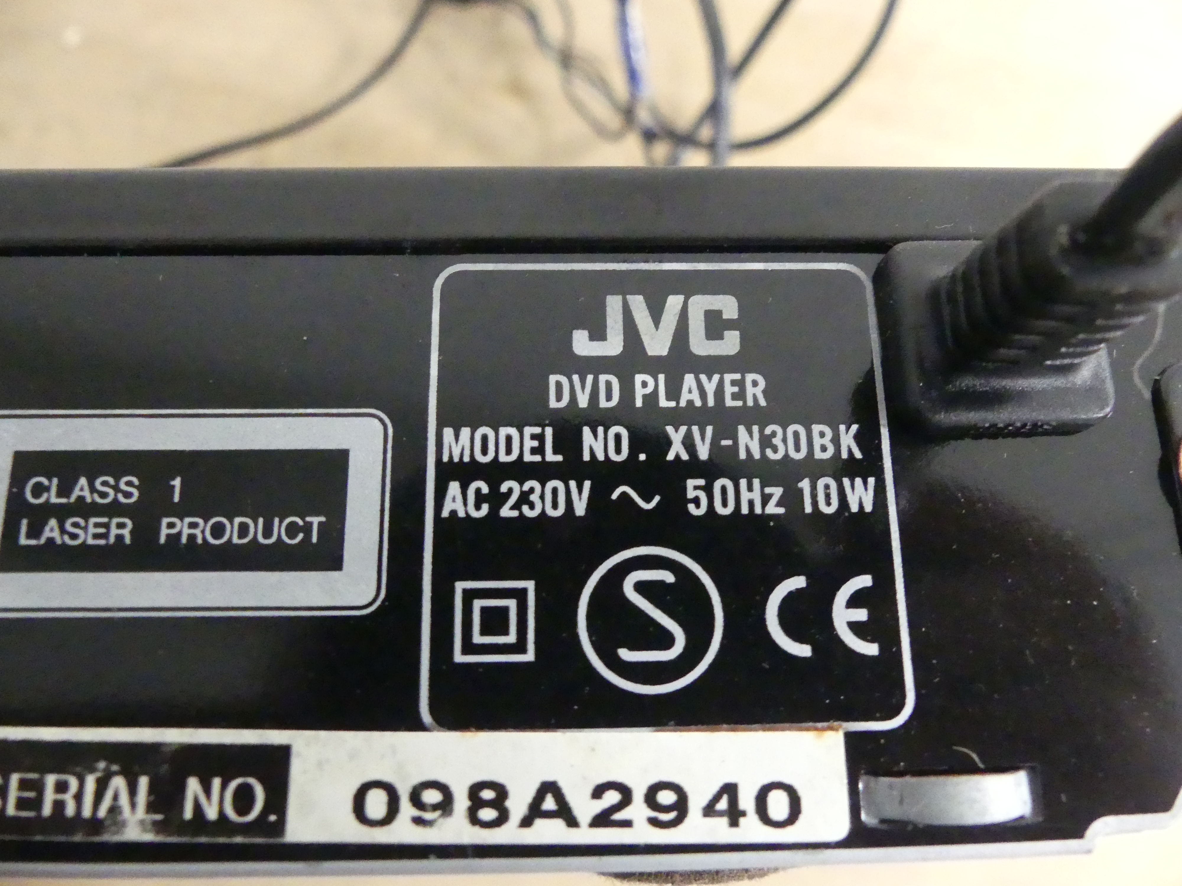 JVC DVD speler XV-N30BK