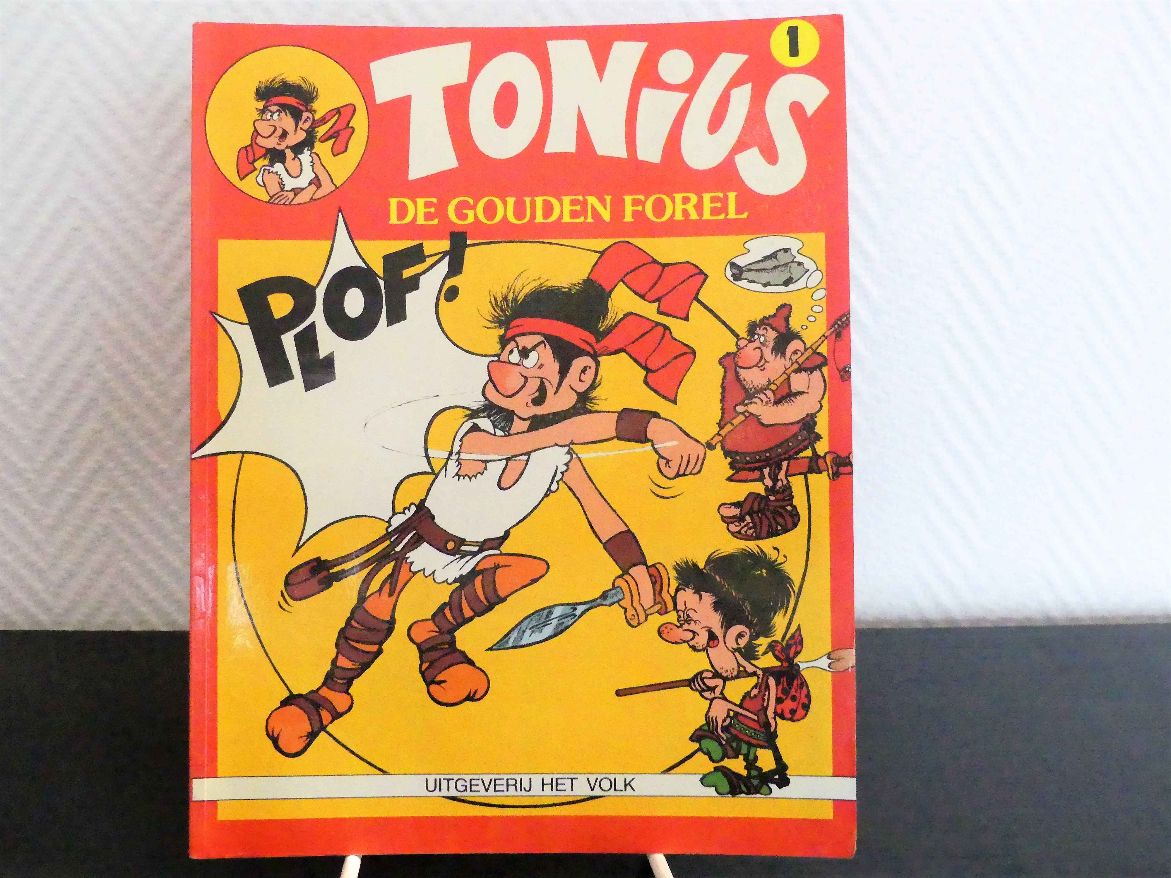 Stripalbum Tonius "De Gouden Forel" 1980 