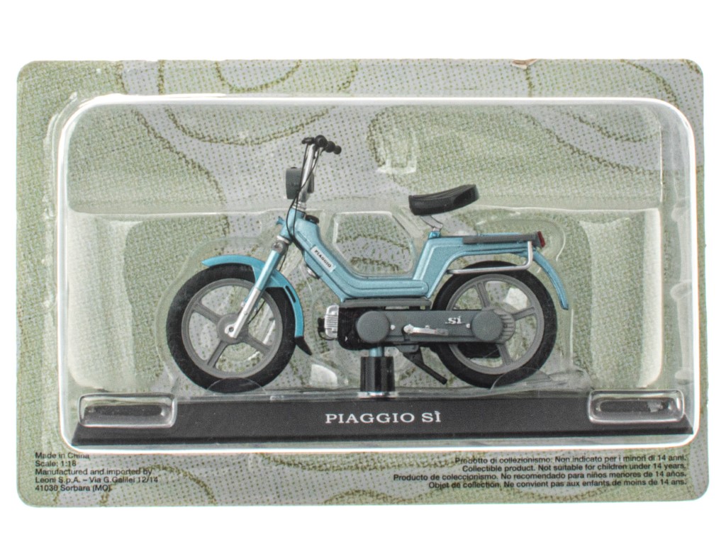 Scooters Collection- Leo Models-Piaggio Si, schaal 1:18  