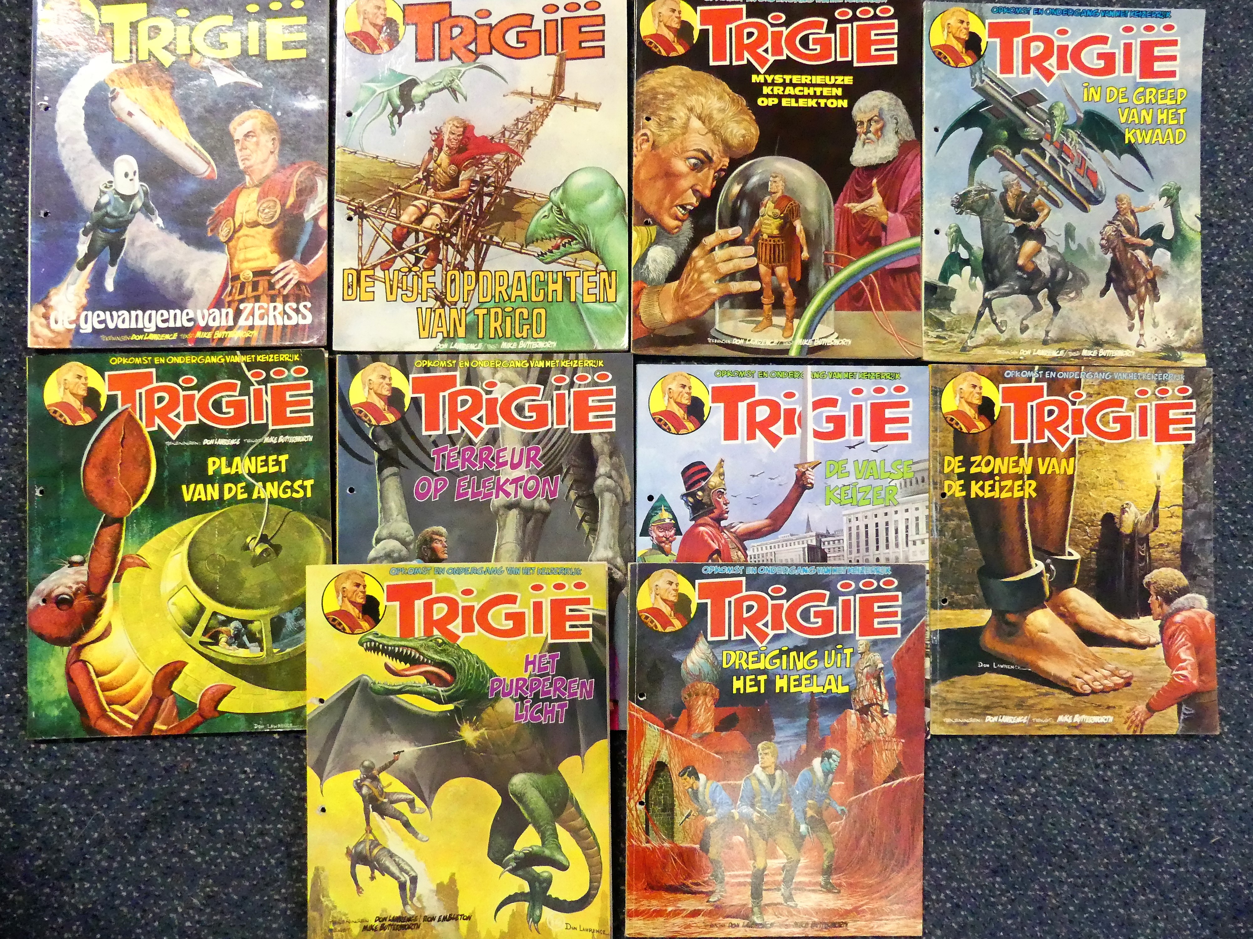 10 Stripalbums Trigië, 1974- 1980